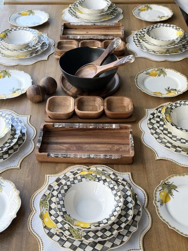 Porselen Yemek Takımı 6 Kişilik 46 Parça Amarillo Akasya