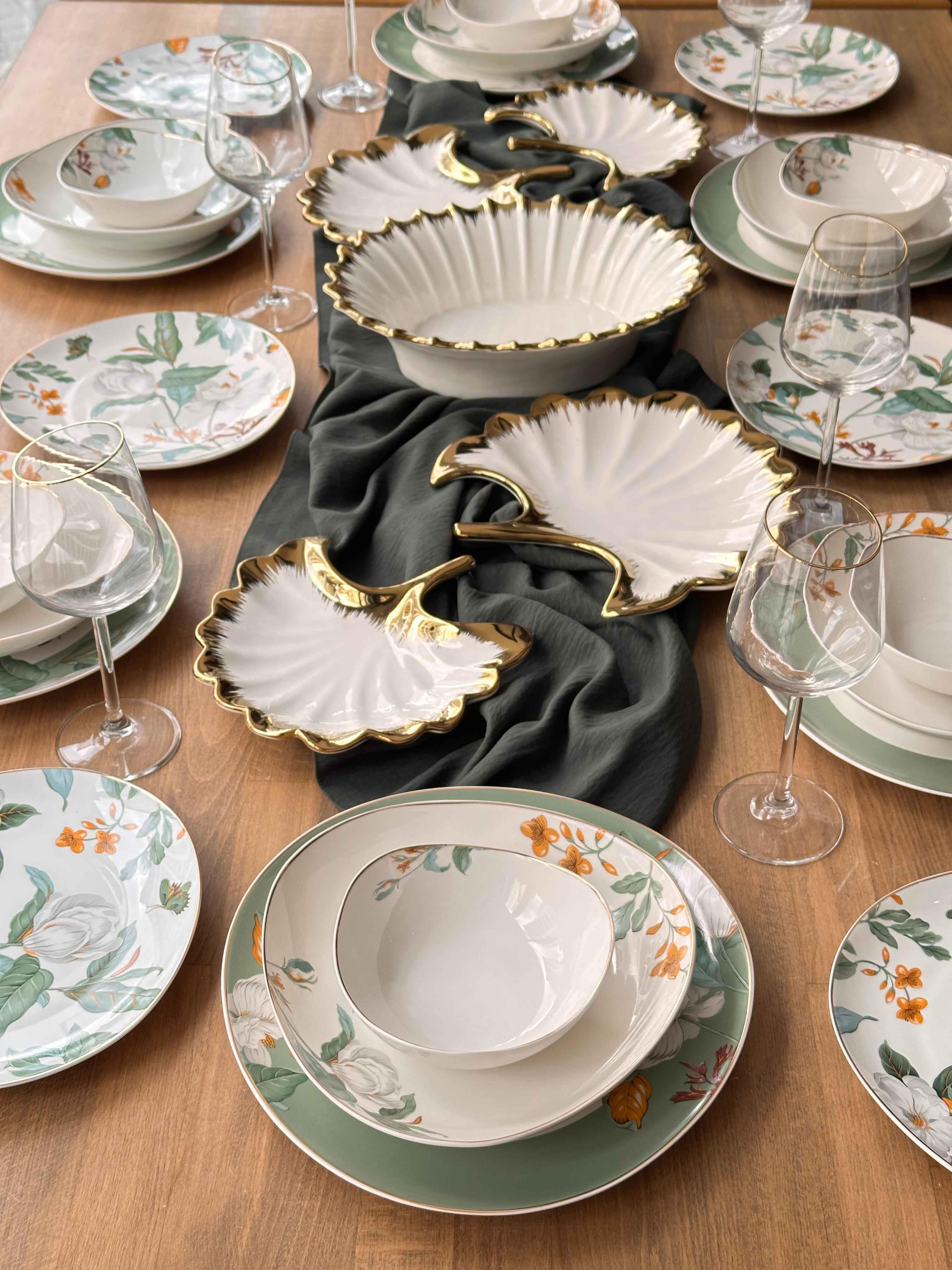 Rossev Yemek Takımı Almira 35 Parça 6 Kişilik