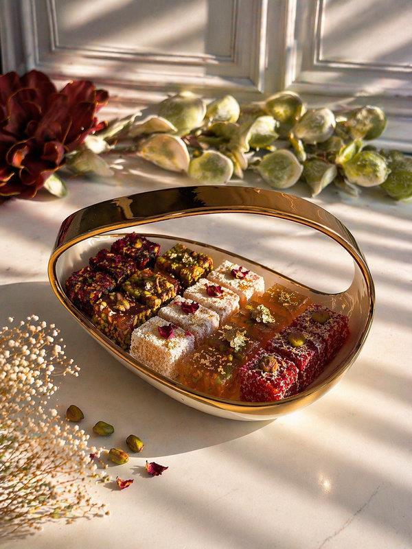 Servis Sunum Tabağı Oval Gondol Dream