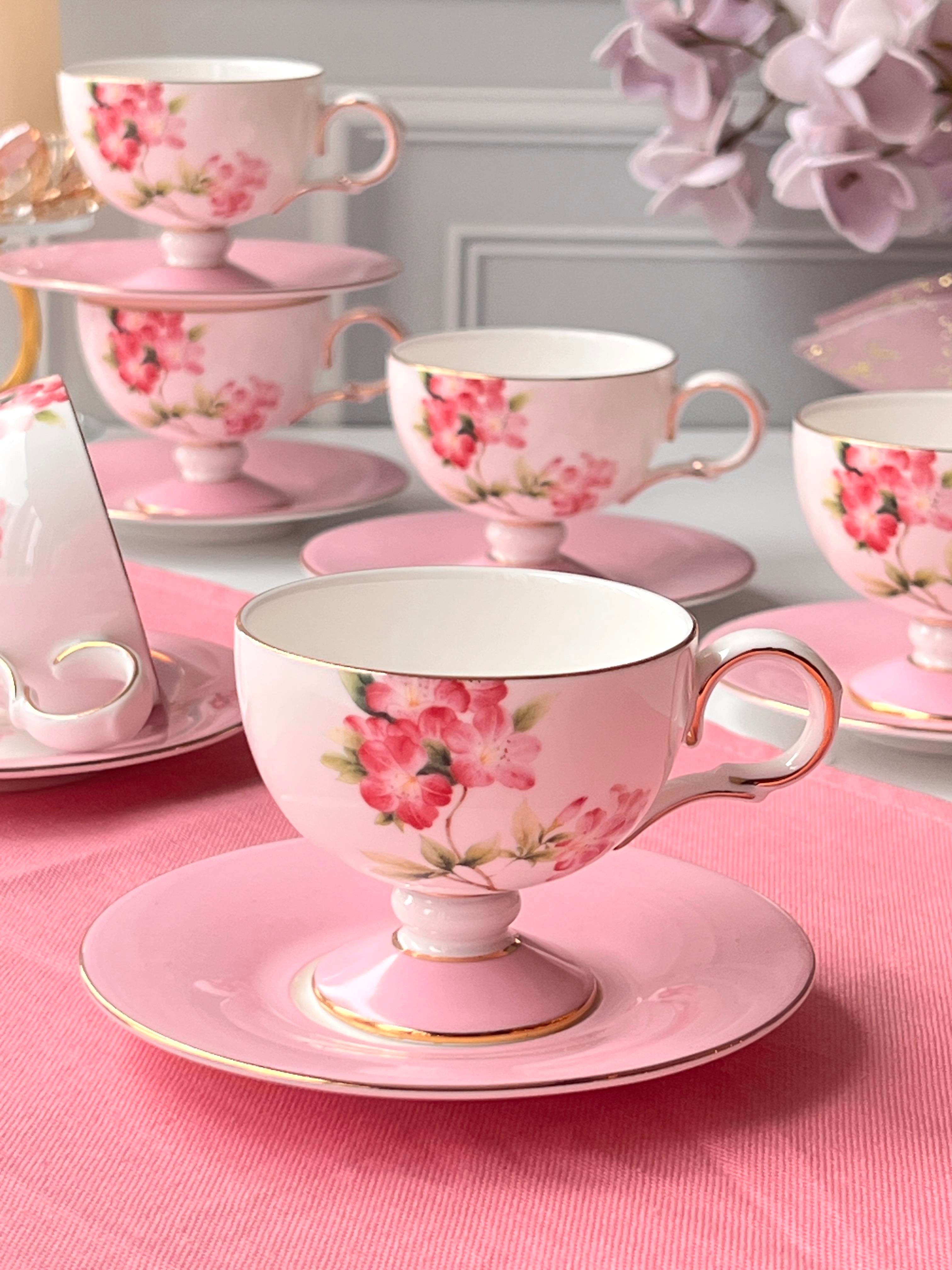 Türk Kahve Fincanı Blossom 6 Kişilik 12 Parça