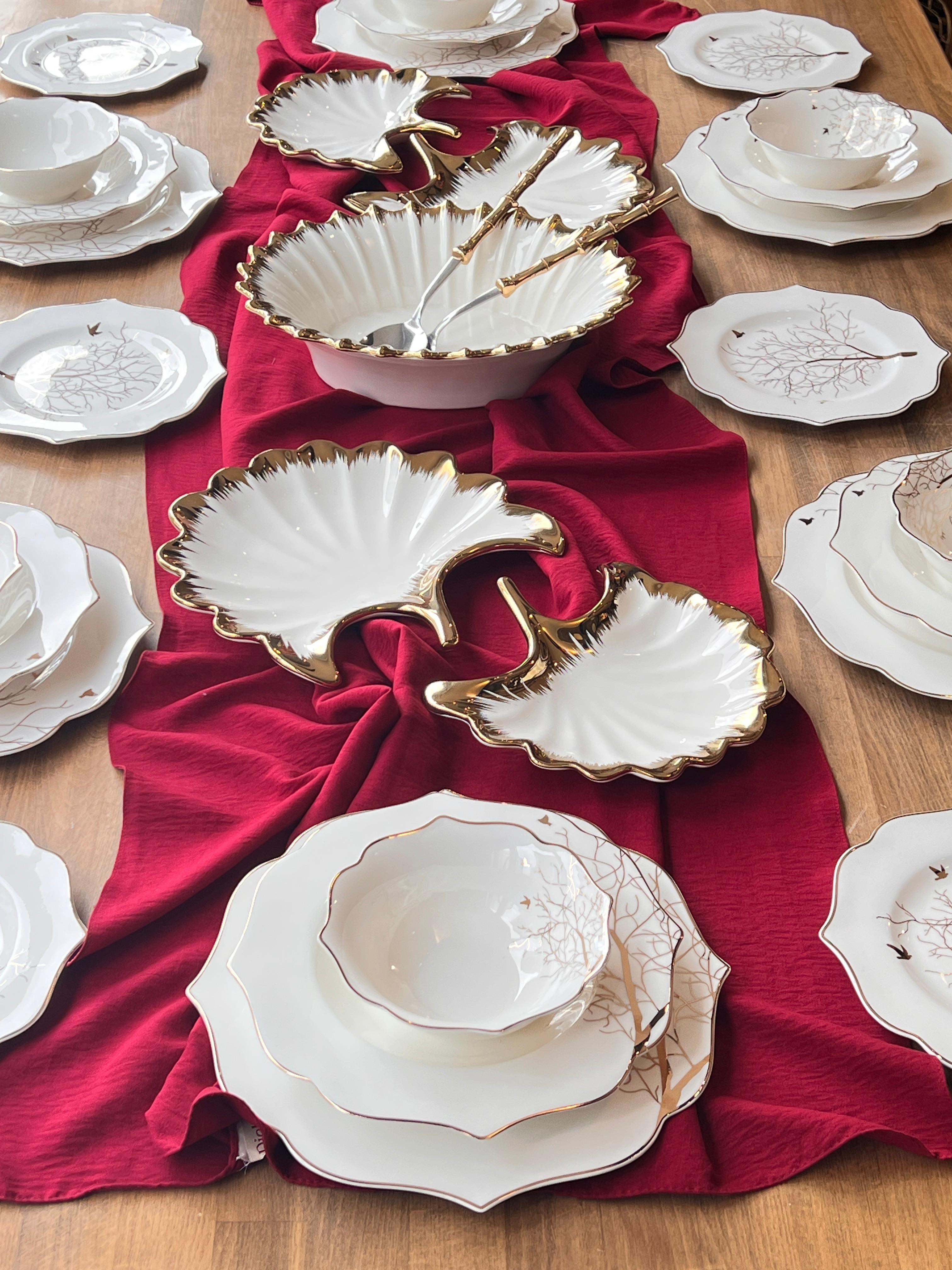 Yemek Takımı  Arbol Bird 34 Parça 6 Kişilik