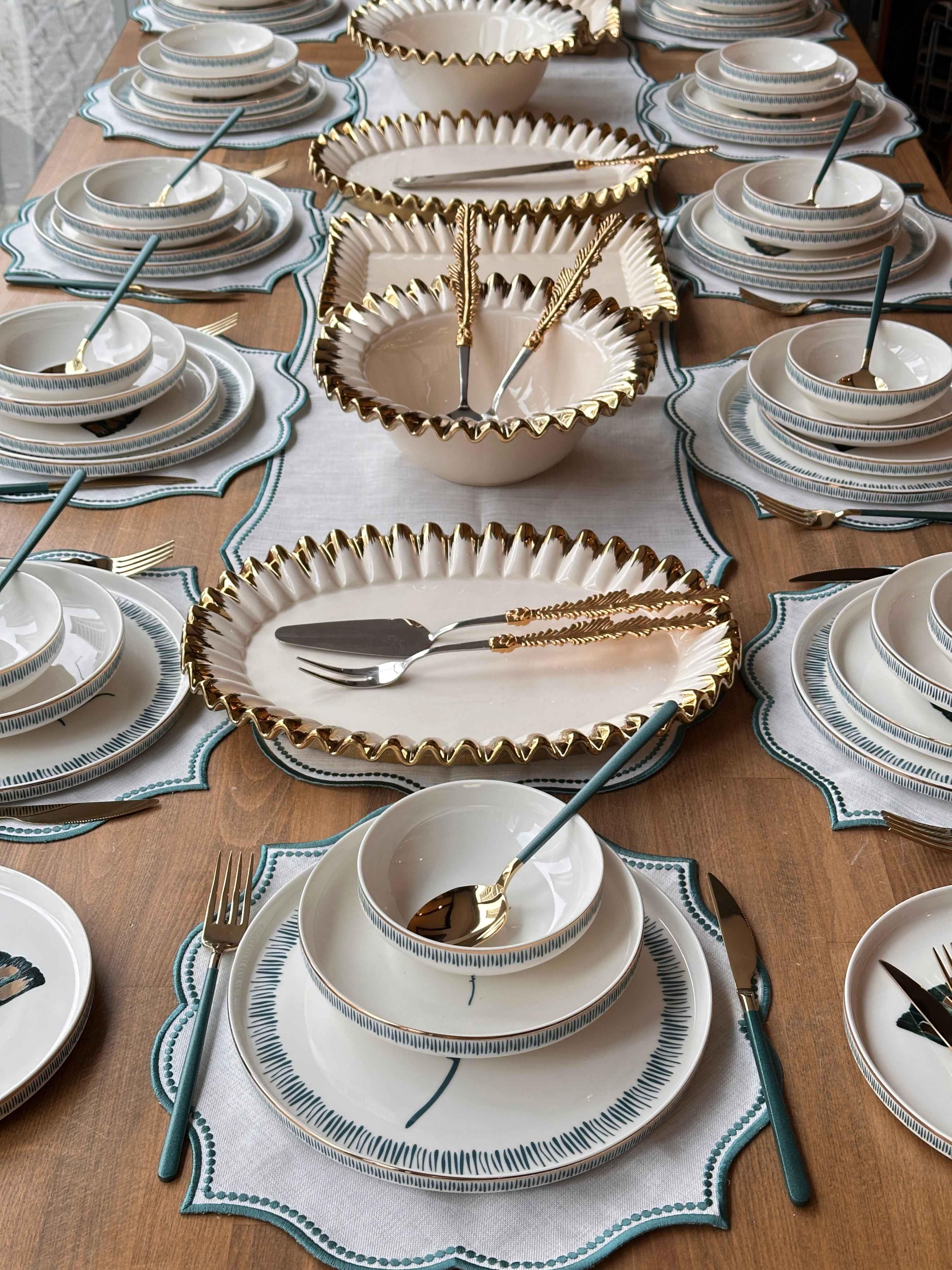 Yemek Takımı Modern Grace 157 Parça 12 Kişilik 