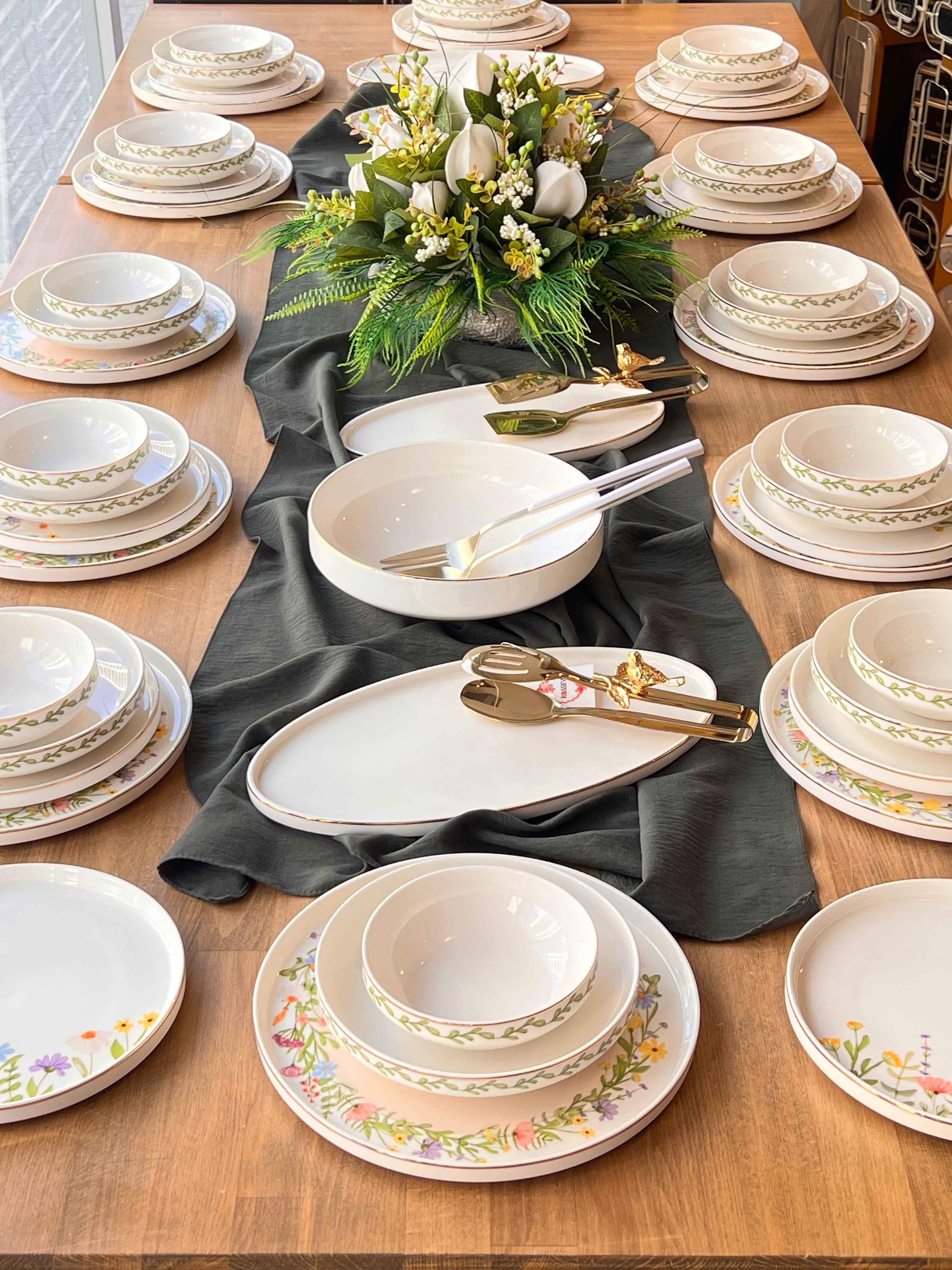 Yemek Takımı Modern Spring 59 Parça 12 Kişilik