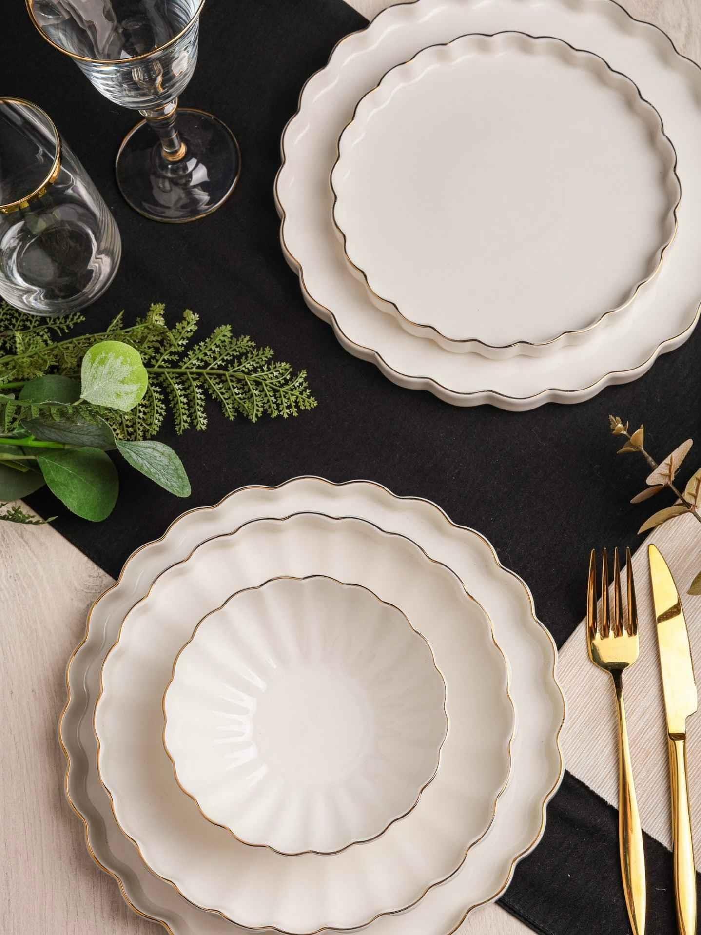 Yemek Takımı Royal Charme Gold 24 Parça 6 Kişilik