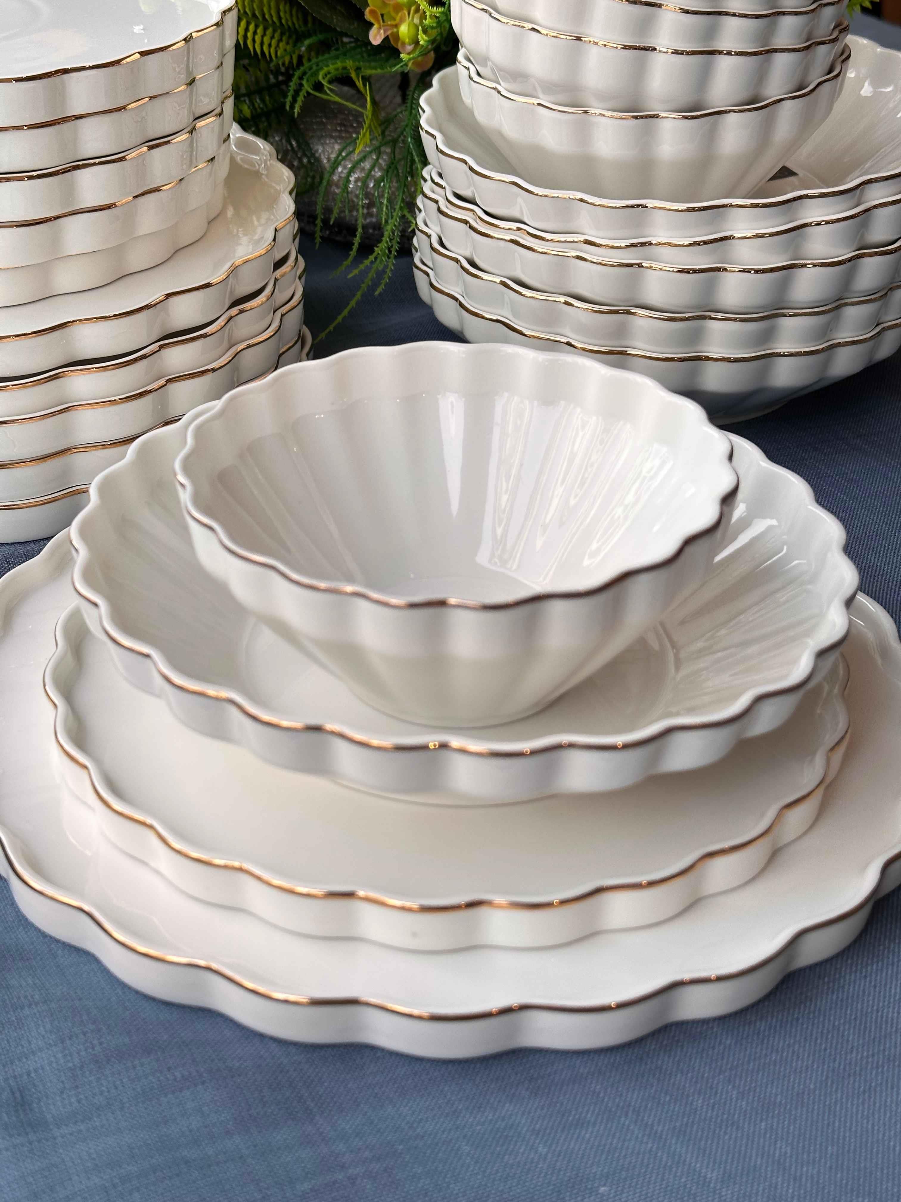 Yemek Takımı Twist Gold 24 Parça 6 Kişilik