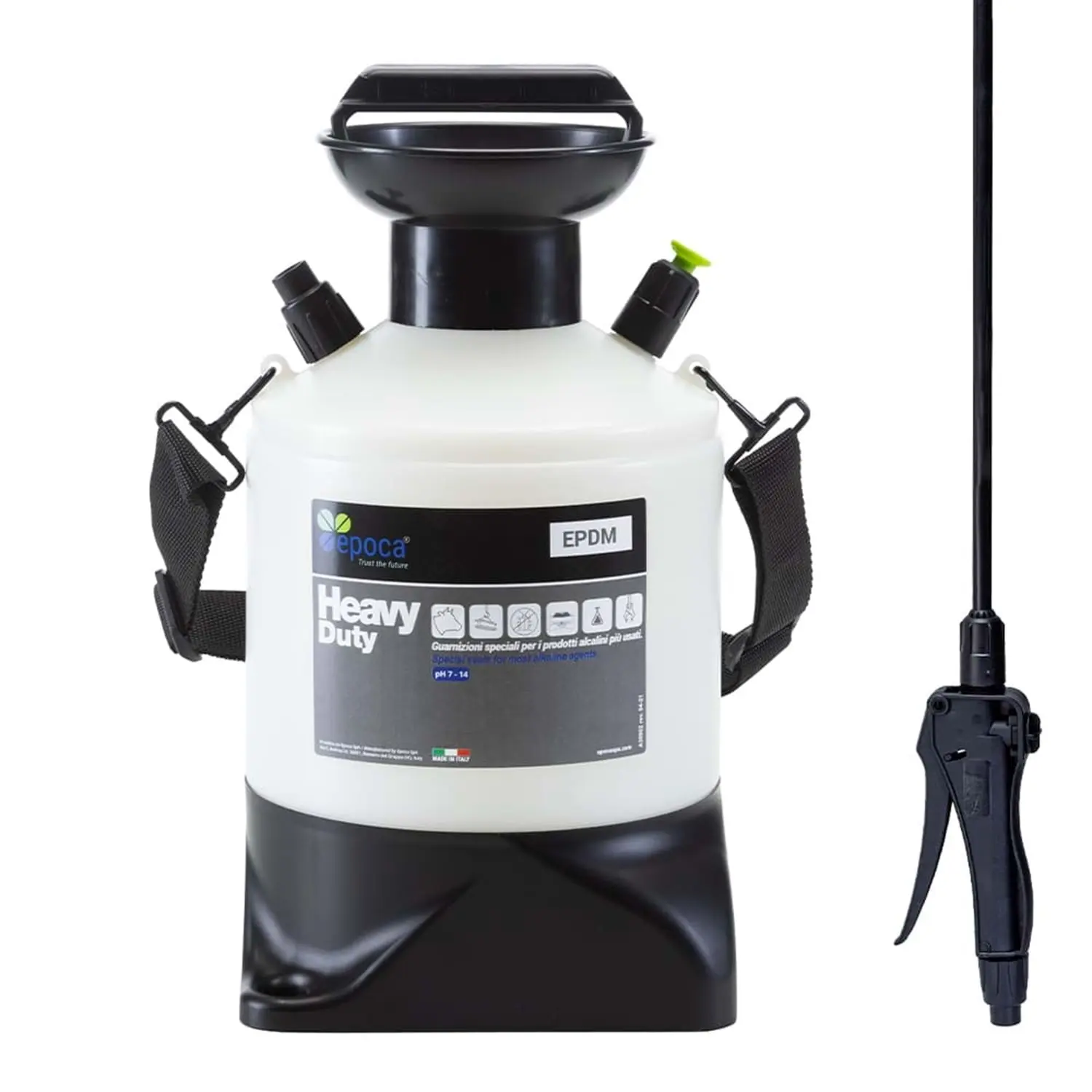 EPOCA TEC 5 Alkali ve Alkol Dayanımlı Basınçlı Pompa 5 Litre | EPDM Profesyonel Sprey PompasıEPOCAEPOCATEC5