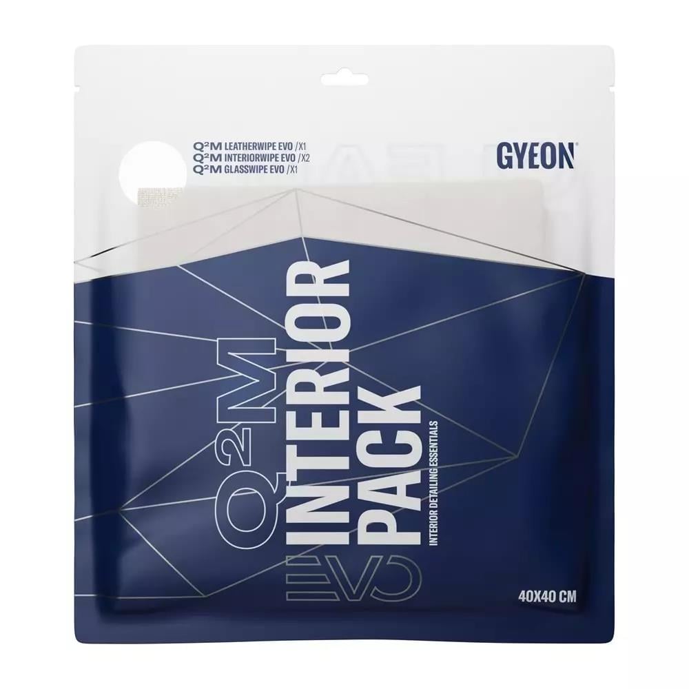 GYEON Q²M InteriorPack EVO İç Aksam Mikrofiber Detaylı Temizlik Bezi Seti 4’Lü Paket - 40x40 Cm
