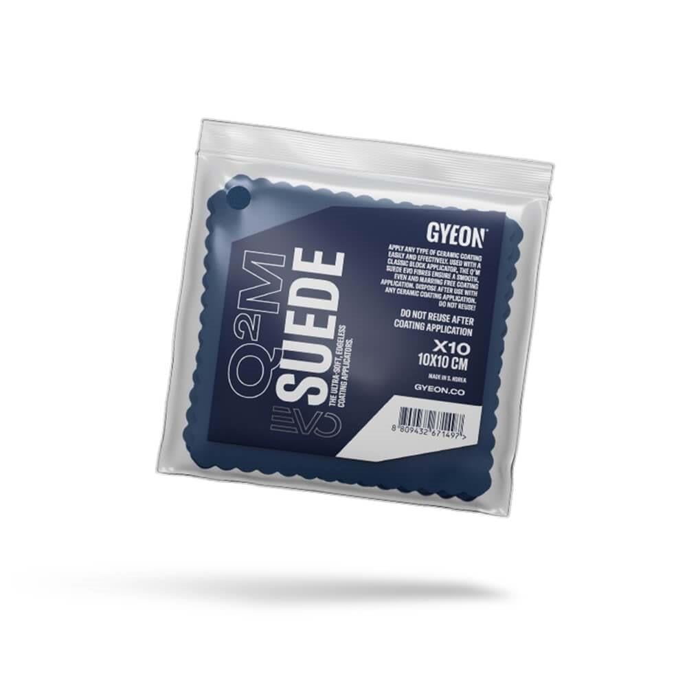 GYEON Q²M Suede EVO Seramik Uygulamaları İçin Süet Silme Bezi 10×10cm - 10 Lu Paket
