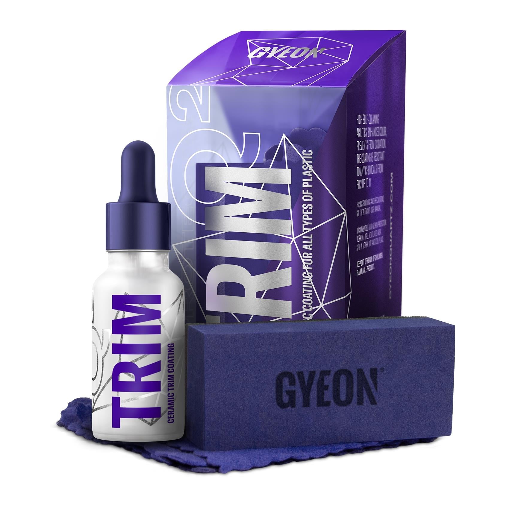 Gyeon Quartz Q2 Trim Plastik Koruyucu ve Yenileyici Kaplama Seti 30 ml