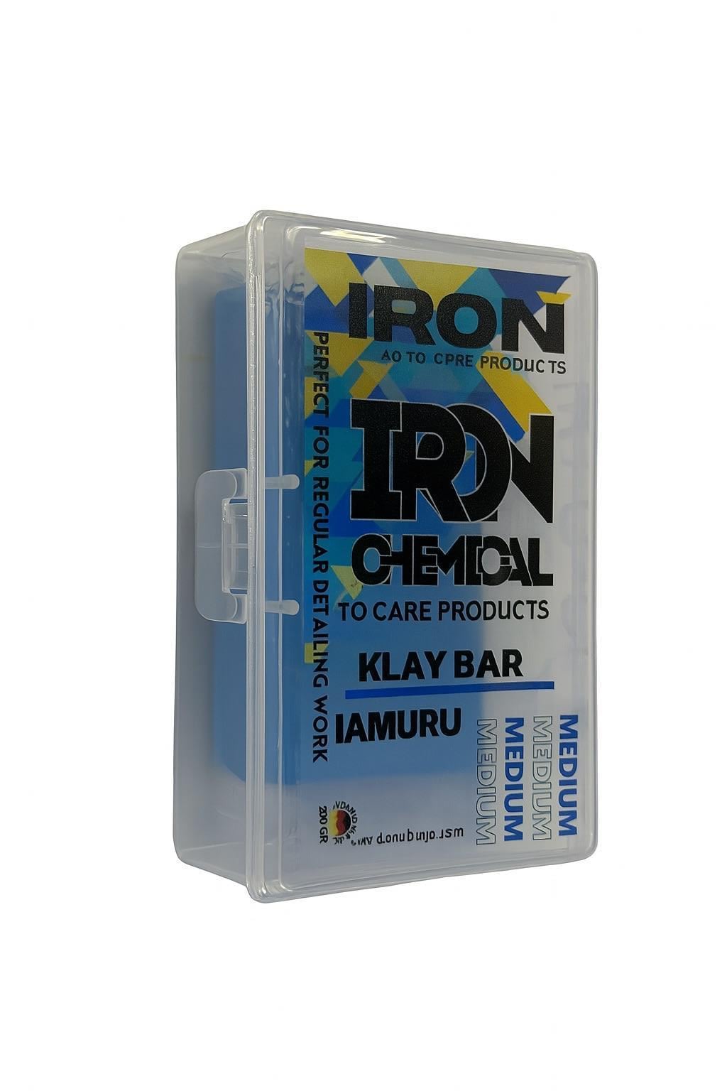 IRON Chemical Clay Bar-Kil – Araç Yüzeyi Temizliği İçin Orta Sertlikte Kil Hamuru | 200 GRIRON  CHEMICALDMR.CB.001472