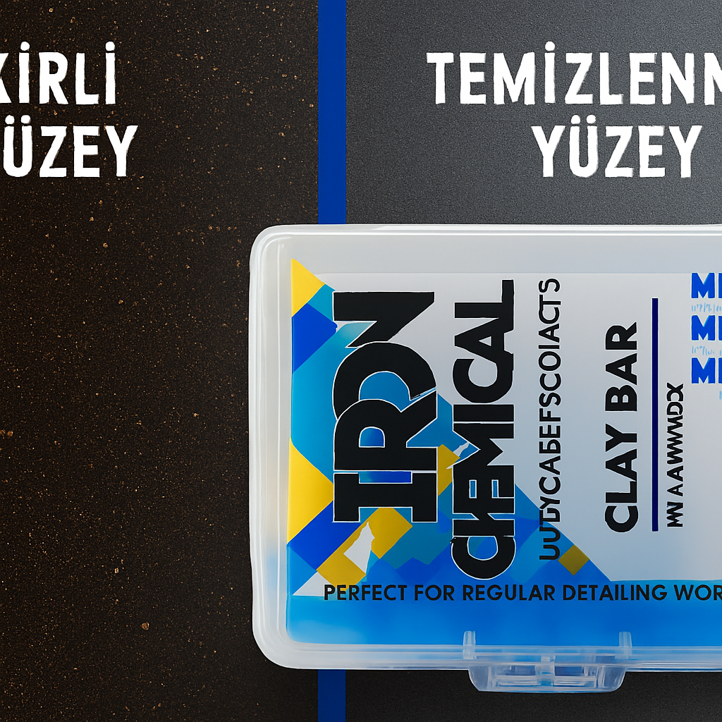 IRON Chemical Clay Bar-Kil – Araç Yüzeyi Temizliği İçin Orta Sertlikte Kil Hamuru | 200 GRIRON  CHEMICALDMR.CB.001472
