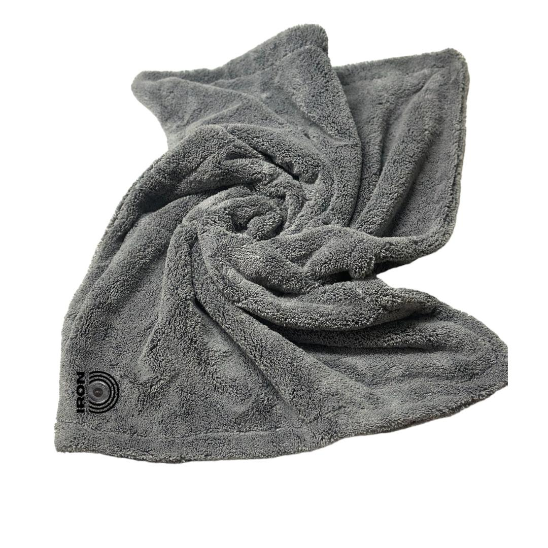 IRON CHEMICAL DOUBLE+ Oto Kurulama Havlusu  50x70 cm  1000 GSM Mikrofiber Su Emici Havlu
