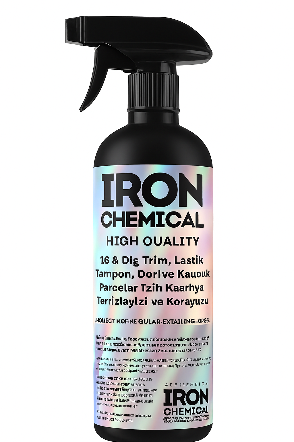 IRON CHEMICAL ICRF Vanilya Kokulu Trim, Lastik ve Plastik Koruyucu 600ml | Antistatik, UV Korumalı, Yağsız ParlaklıkIRON  CHEMICALICRF600