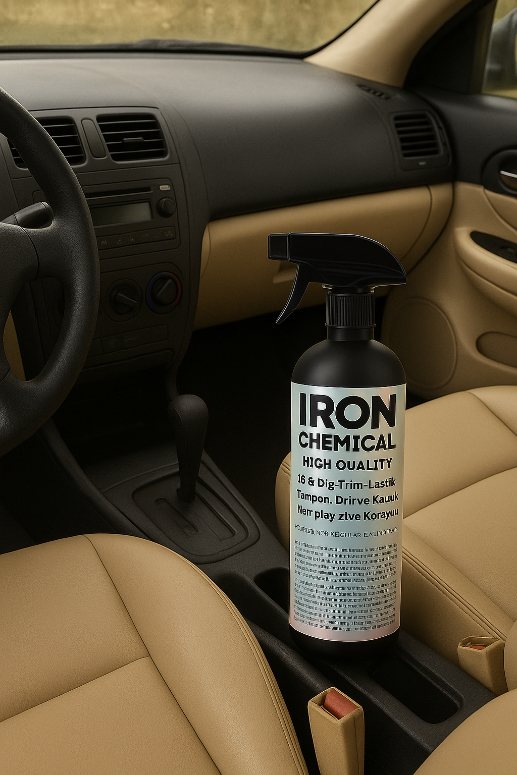 IRON CHEMICAL ICRF Vanilya Kokulu Trim, Lastik ve Plastik Koruyucu 600ml | Antistatik, UV Korumalı, Yağsız ParlaklıkIRON  CHEMICALICRF600