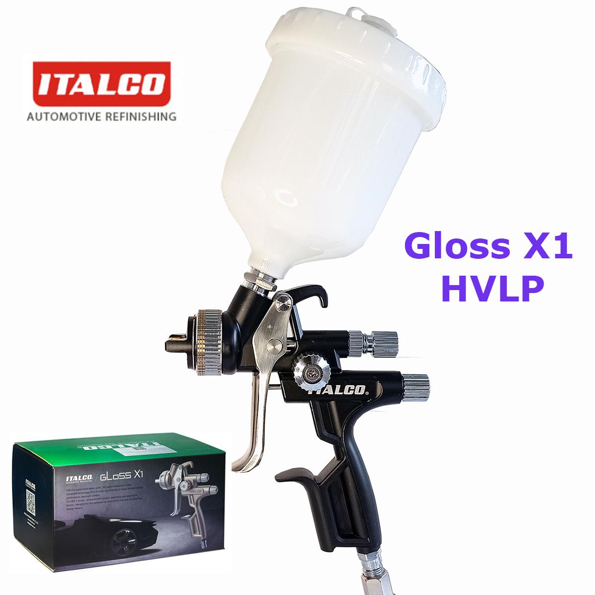 ITALCO GLOSS X1 HVLP 1.3MM ÜST DEPO BOYA TABANCASI