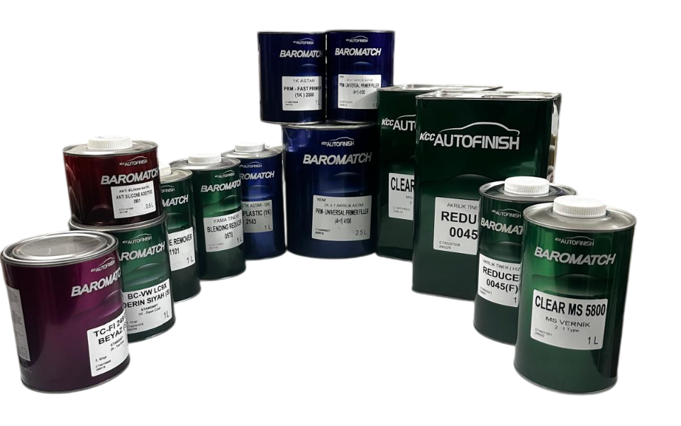 KCC 1K Plastik Astar Gri 2143 1LT | Mükemmel Yapışma & Hızlı Kuruma