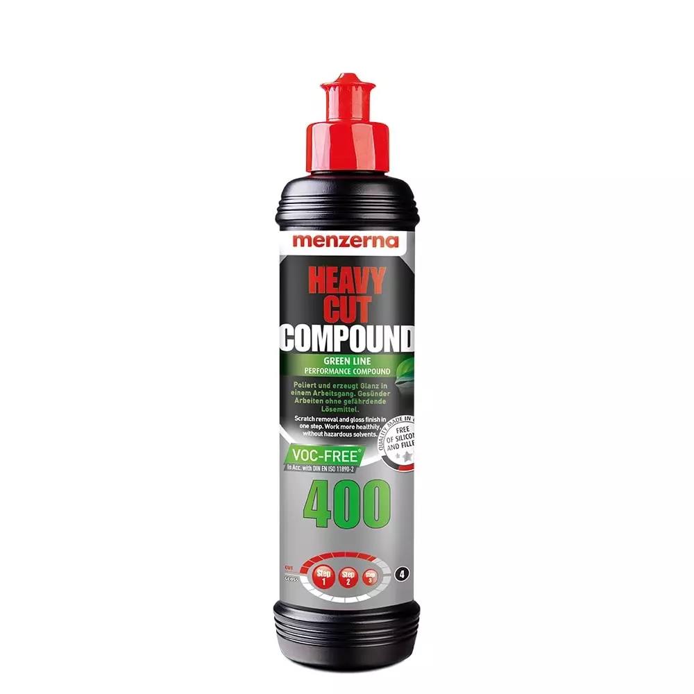 MENZERNA 400 GREEN-3000 KALIN PASTA HARE CİLA SETİ  250 ML UYGULAMA PEDİ HEDİYE