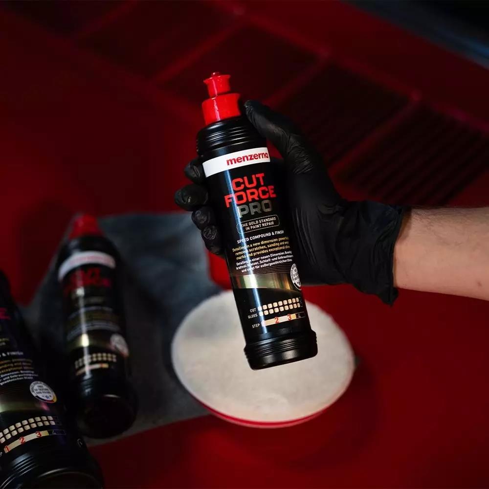 MENZERNA Cut Force Pro Altın Seri Ağır Çizik Giderici Kalın Pasta - 250 Ml
