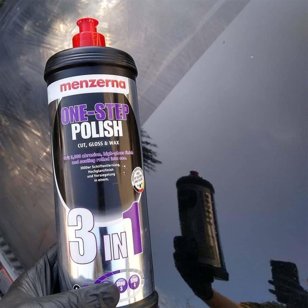 MENZERNA One-Step Polish 3in1 Tek Adım Pasta Cila Koruma - 250 Ml