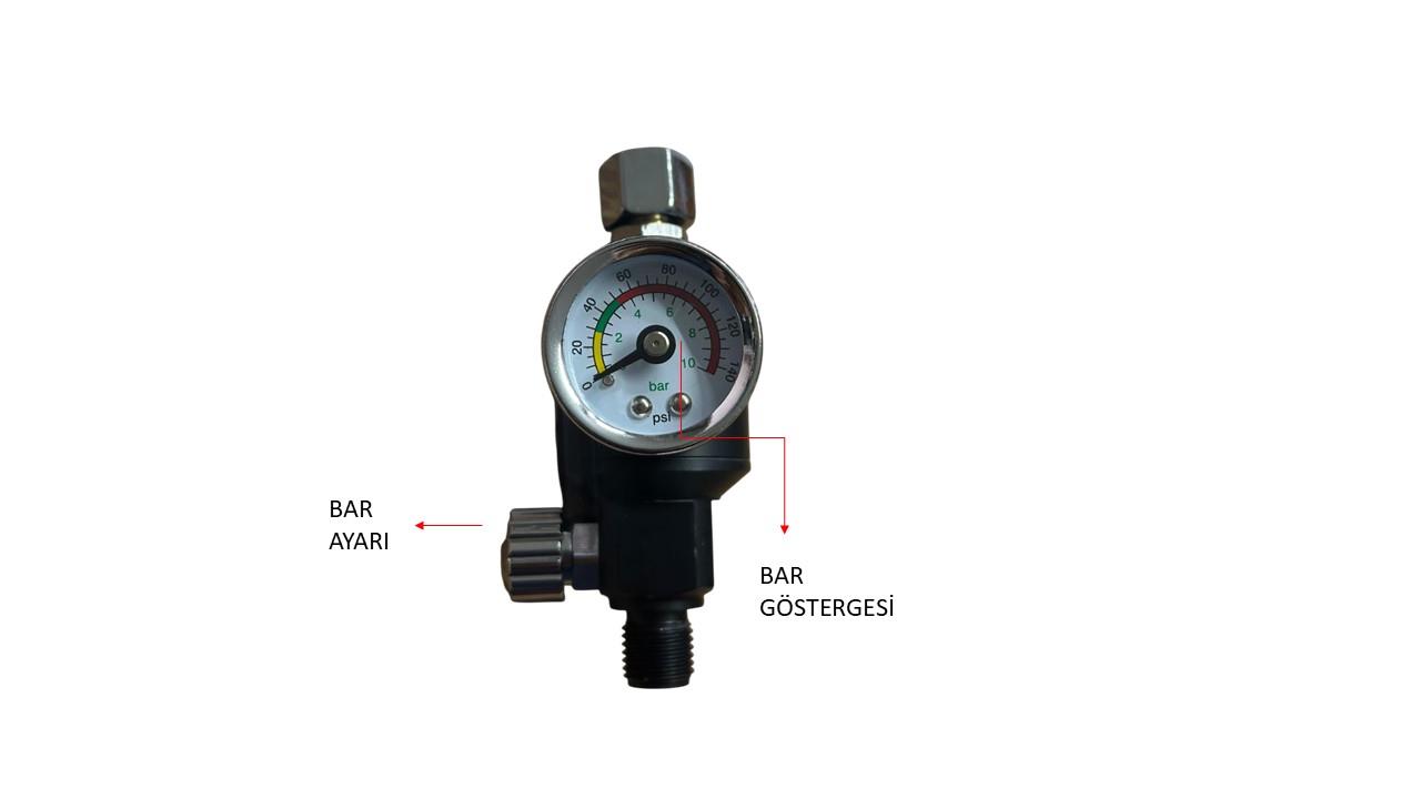 Mini Su ve Yağ Tutucu Filtre – Hava Ayarlı, Bar Saatli | Üstün Filtrasyon