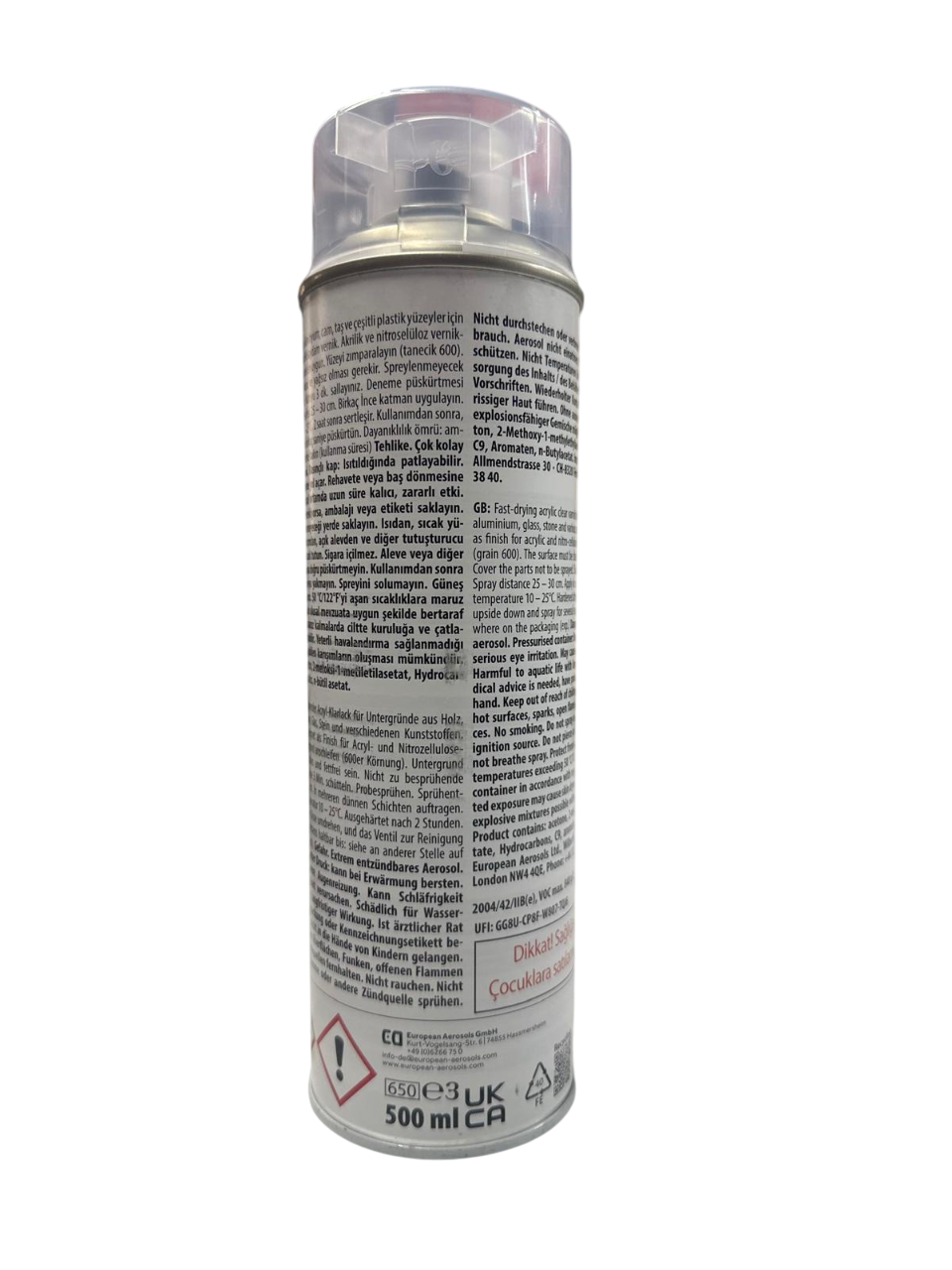 Presto Sprey Boya ve Vernik 400 ml – Oto, Metal, Ahşap ve Plastik Yüzeyler İçin