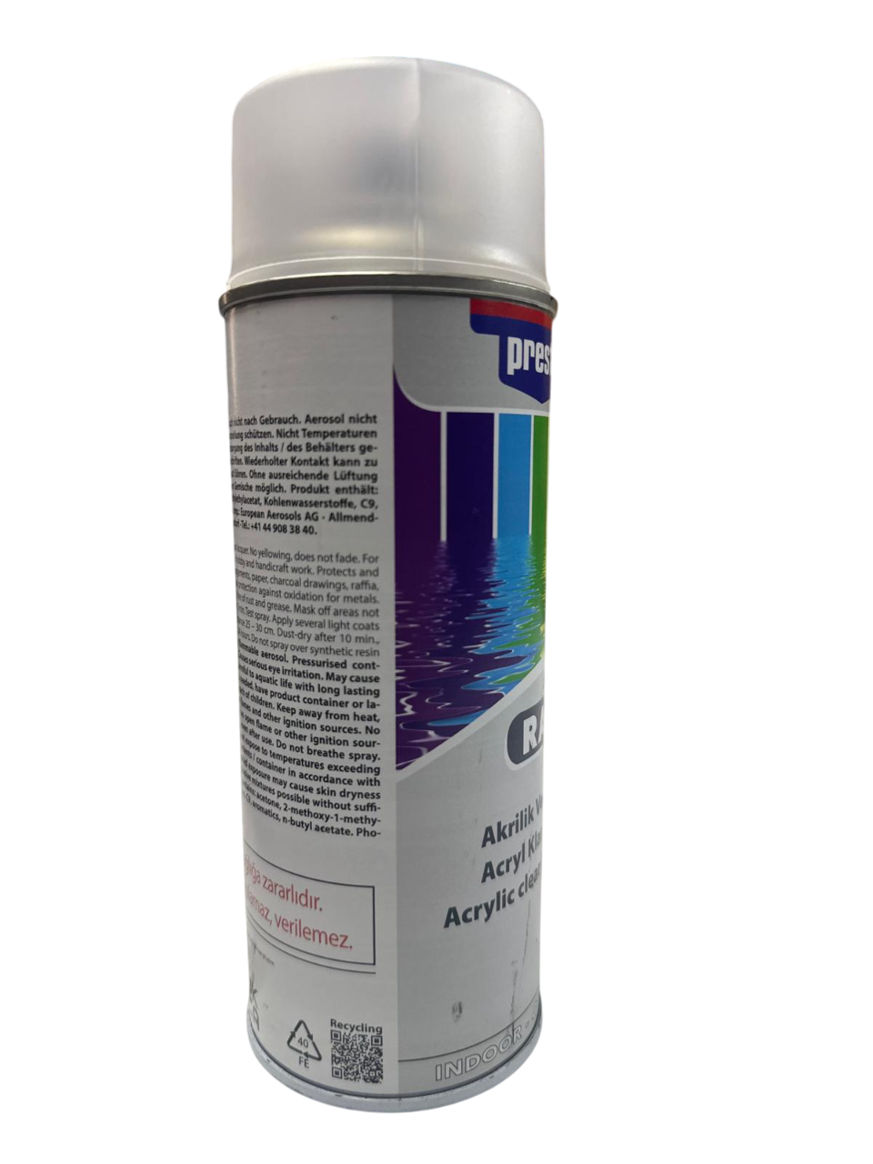 Presto Sprey Boya ve Vernik 400 ml – Oto, Metal, Ahşap ve Plastik Yüzeyler İçin