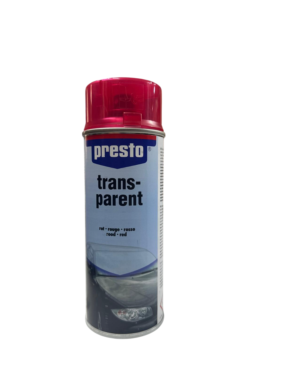 Presto Transparent Far ve Stop Boyası Kırmızı – 400 ml Sprey Boya