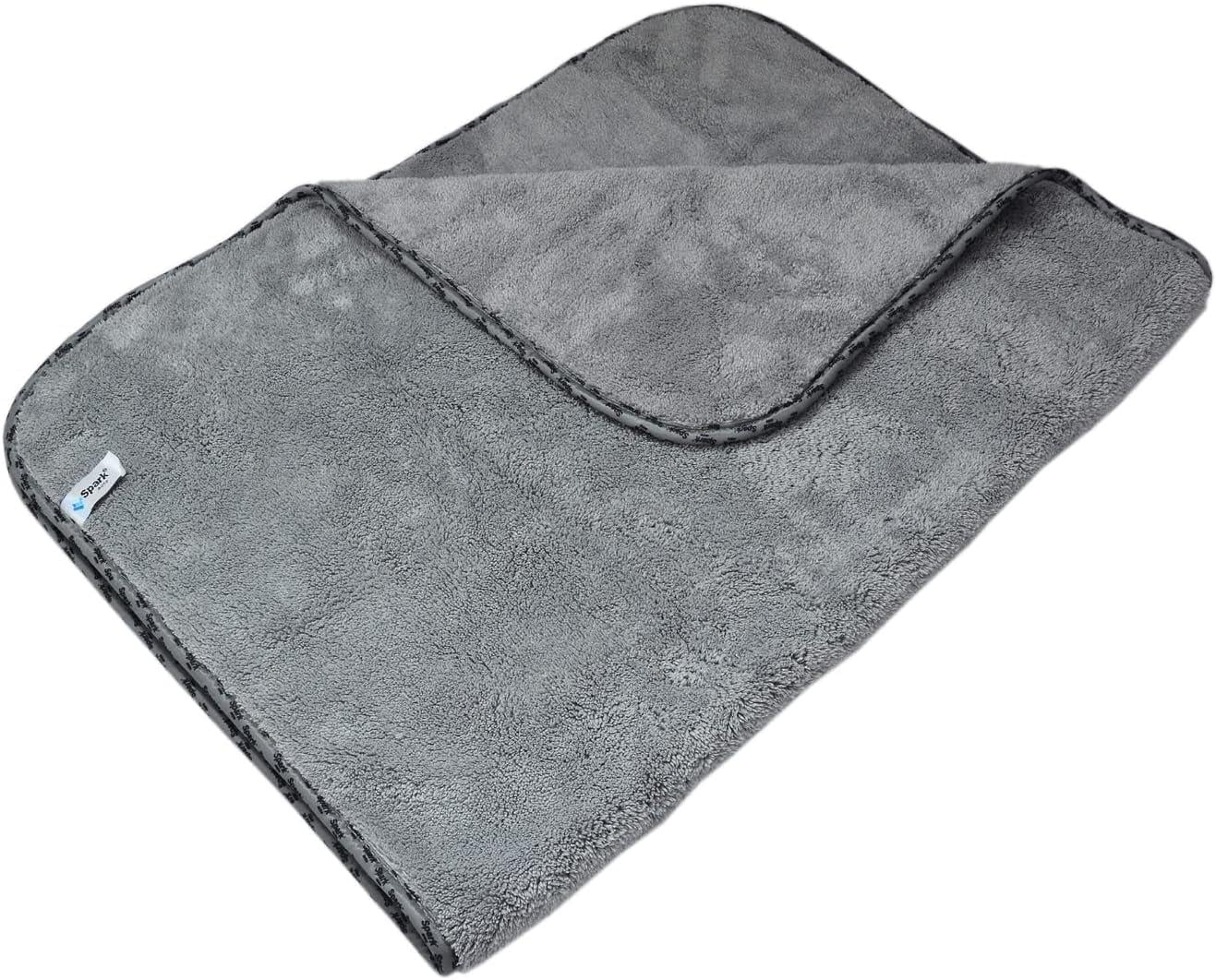 Spark 2316 Mikrofiber Peluş Oto Kurulama Bezi 60x90 cm 800 GSM - Yüksek Emicilik