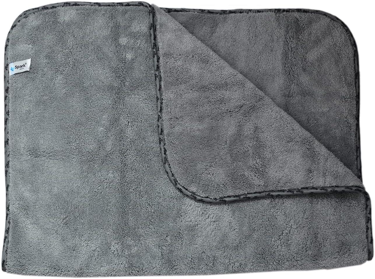 Spark 2316 Mikrofiber Peluş Oto Kurulama Bezi 60x90 cm 800 GSM - Yüksek Emicilik