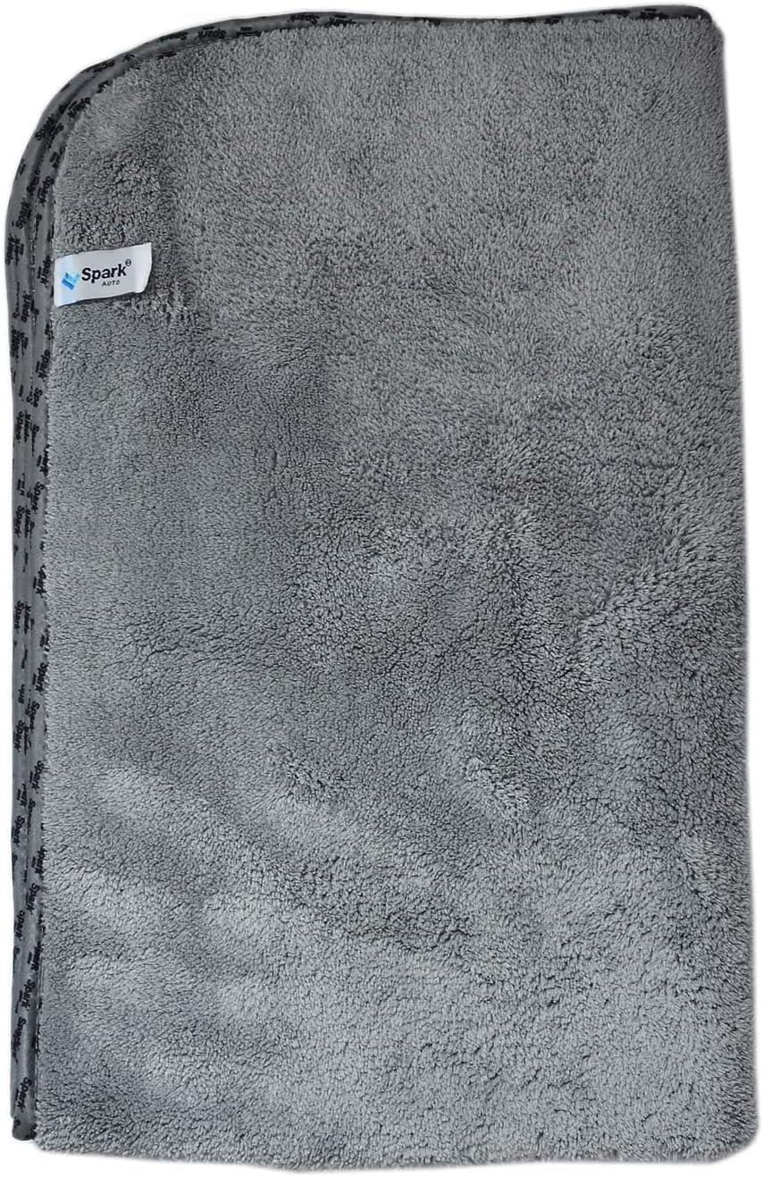 Spark 2316 Mikrofiber Peluş Oto Kurulama Bezi 60x90 cm 800 GSM - Yüksek Emicilik