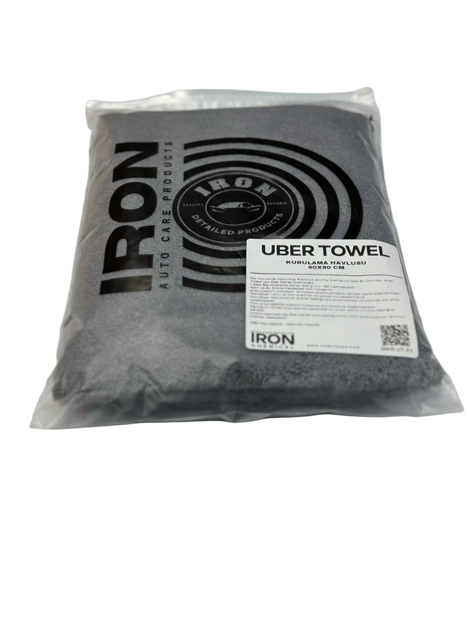 UBER GREY KURULAMALAMA HAVLUSU IRON CHEMICAL 60X90