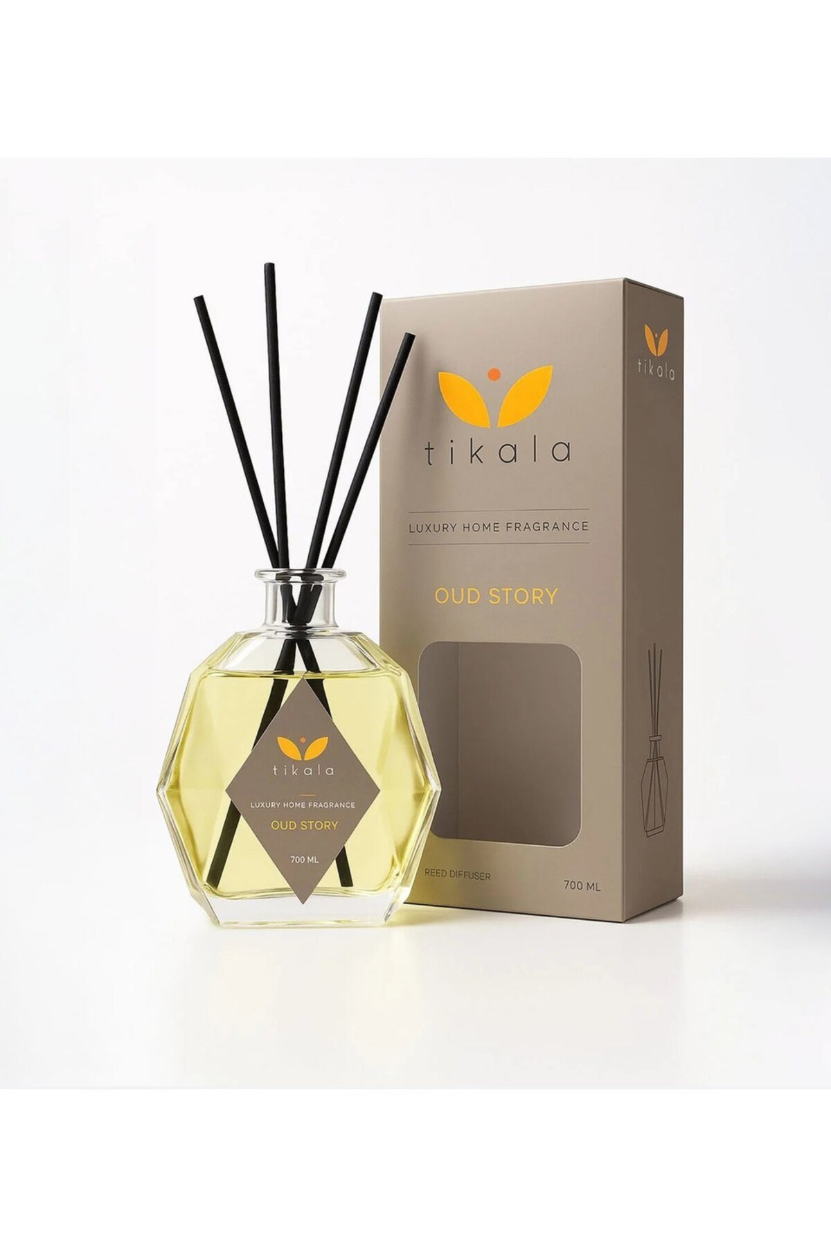 Bambu Çubuklu Lüx Kristal Oda Kokusu Oud Story 700 ML