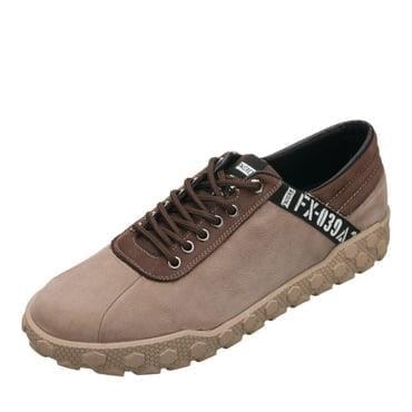45 46 47 numara erkek antrasit nubuk deri sneakers ayakkabı ana görünüm