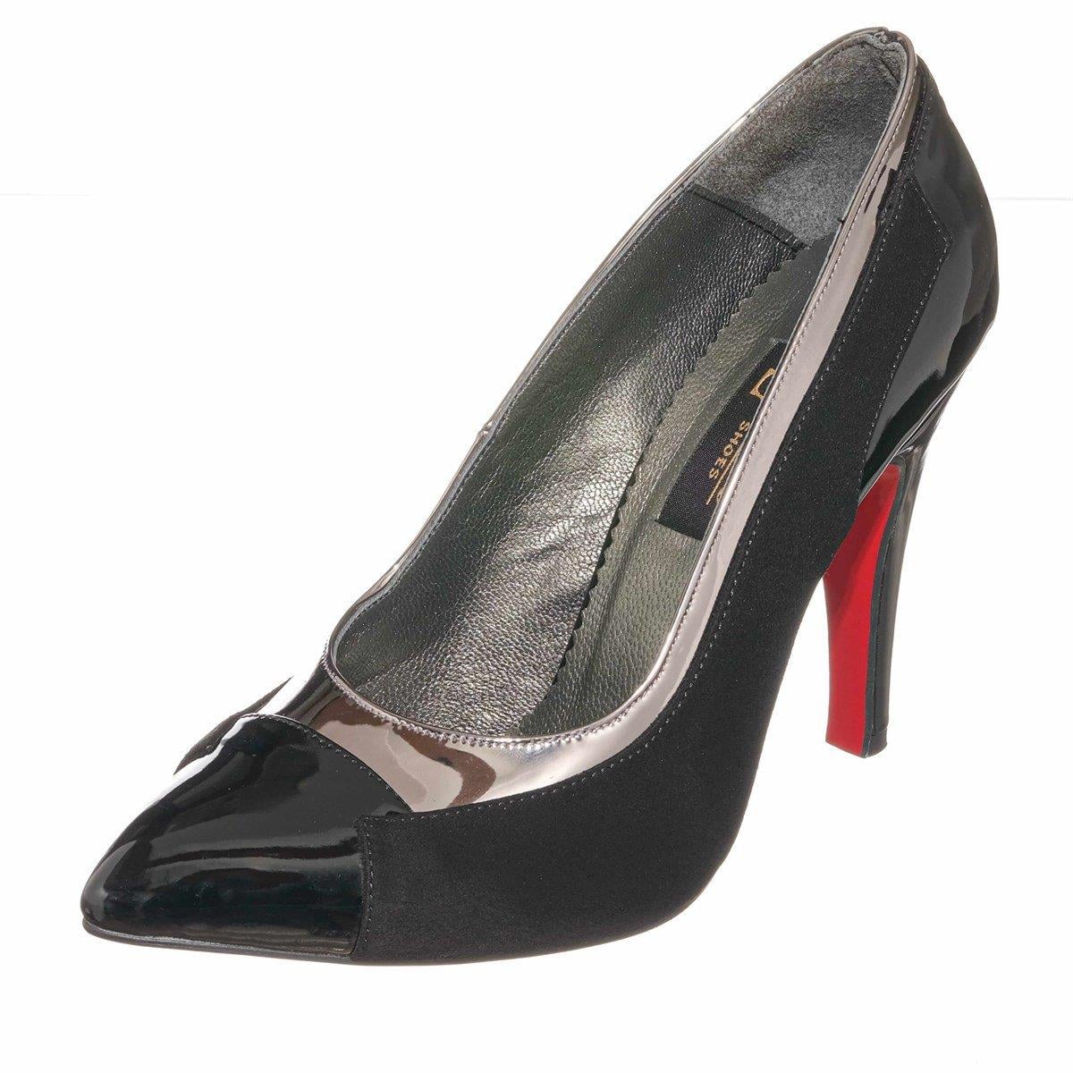 40 41 42 43 44 numara siyah büyük numara kadın stiletto topuklu ayakkabı