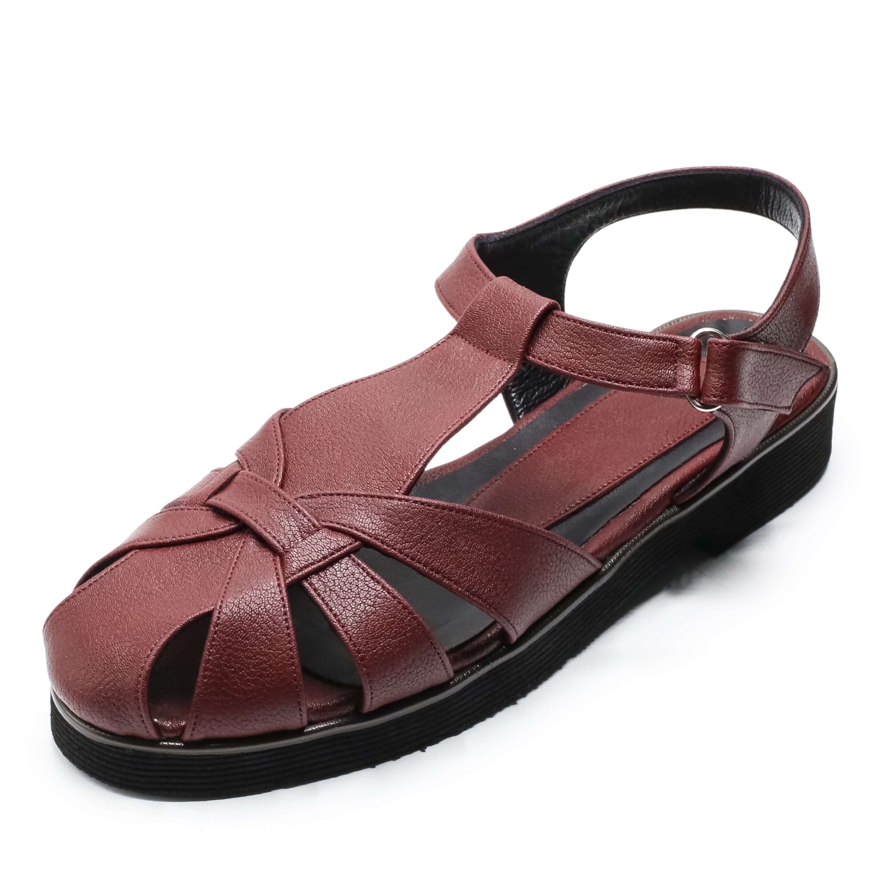 bordo iriadam 40 41 42 43 44 numara kadın babet ayakkabı sandalet CB210