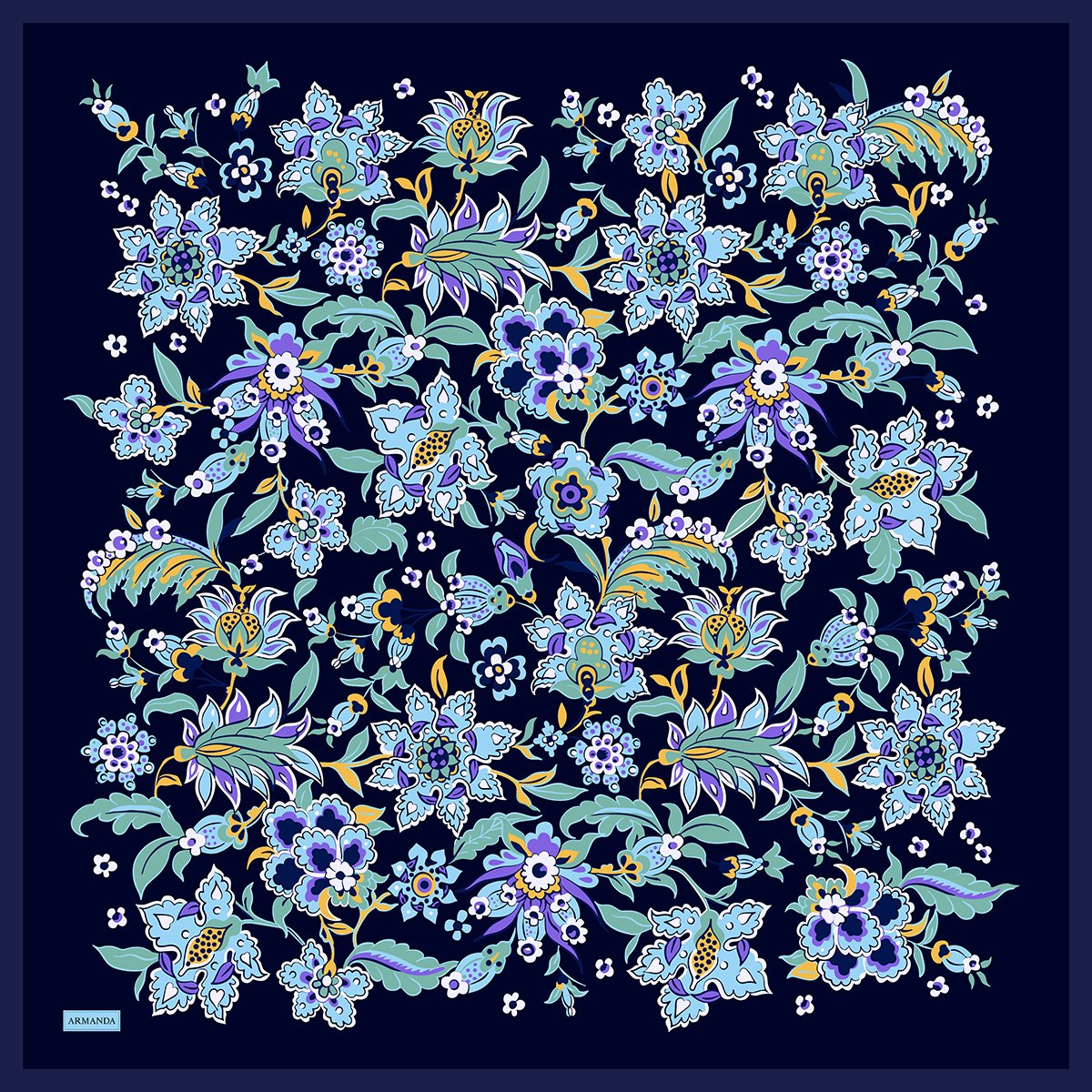 ANATOLIAN BLOOM DESEN THE TENCEL EDIT EŞARP - MOR