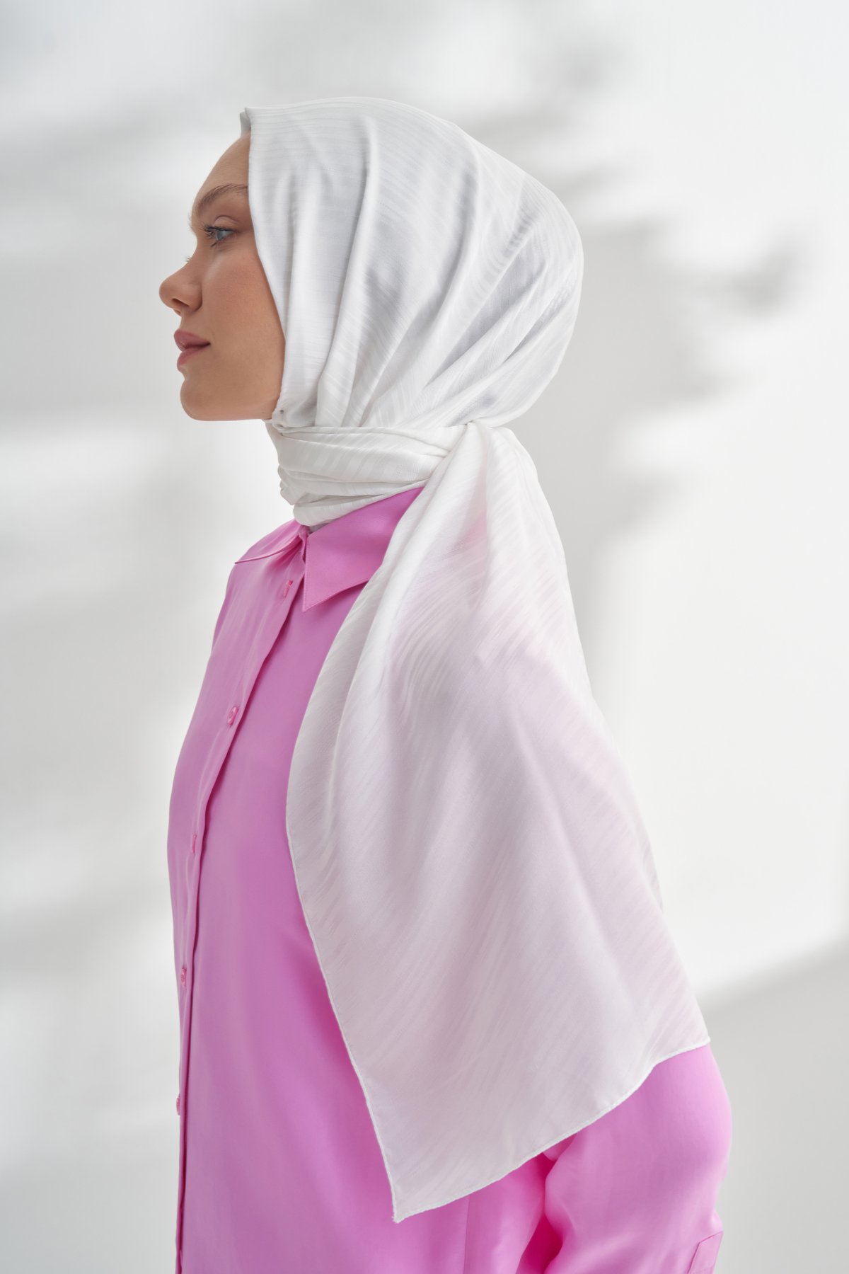 NANYA JAKAR LINE DESEN ŞAL - KREM