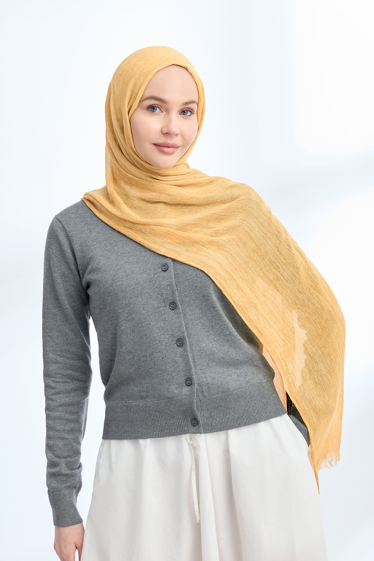 ORGANIC TOUCH VİSKOZ ŞAL - TATLI SARI