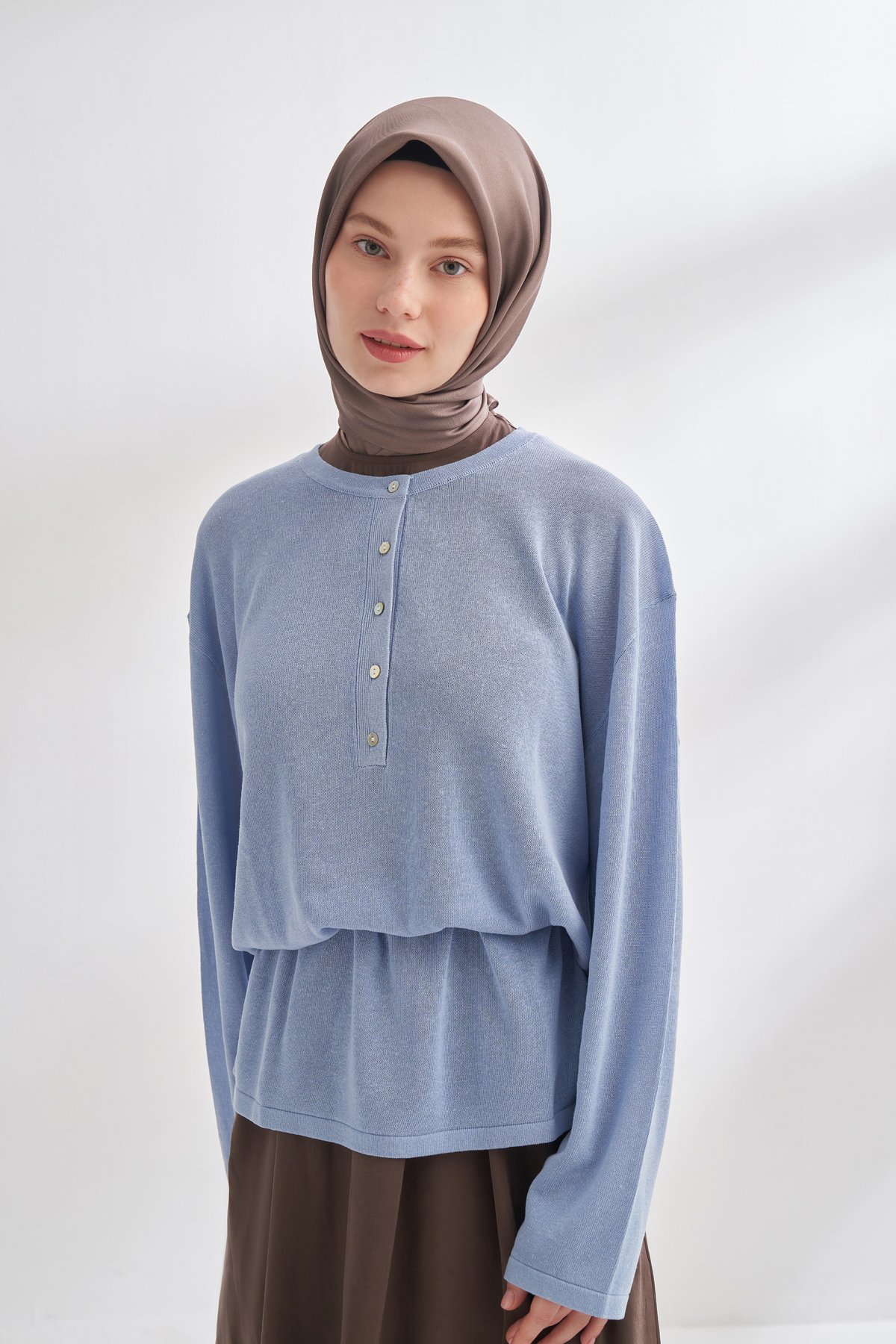 PREMIUM TWILL İPEK EŞARP - TOPRAK