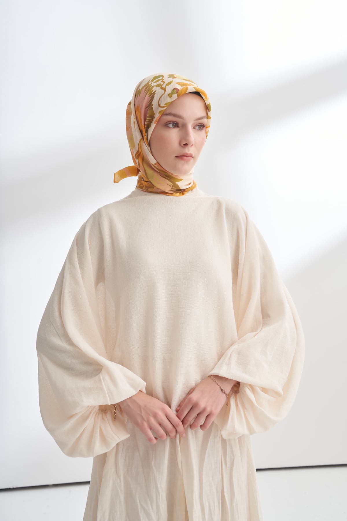ROSELLE DESEN THE TENCEL EDIT EŞARP  - BUTTER