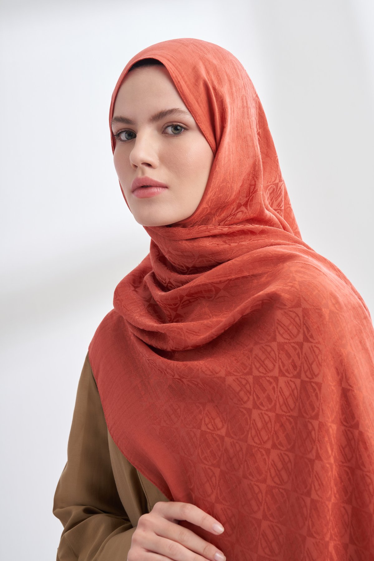 SOLEA JAKAR ICON DESEN ŞAL - KİREMİT