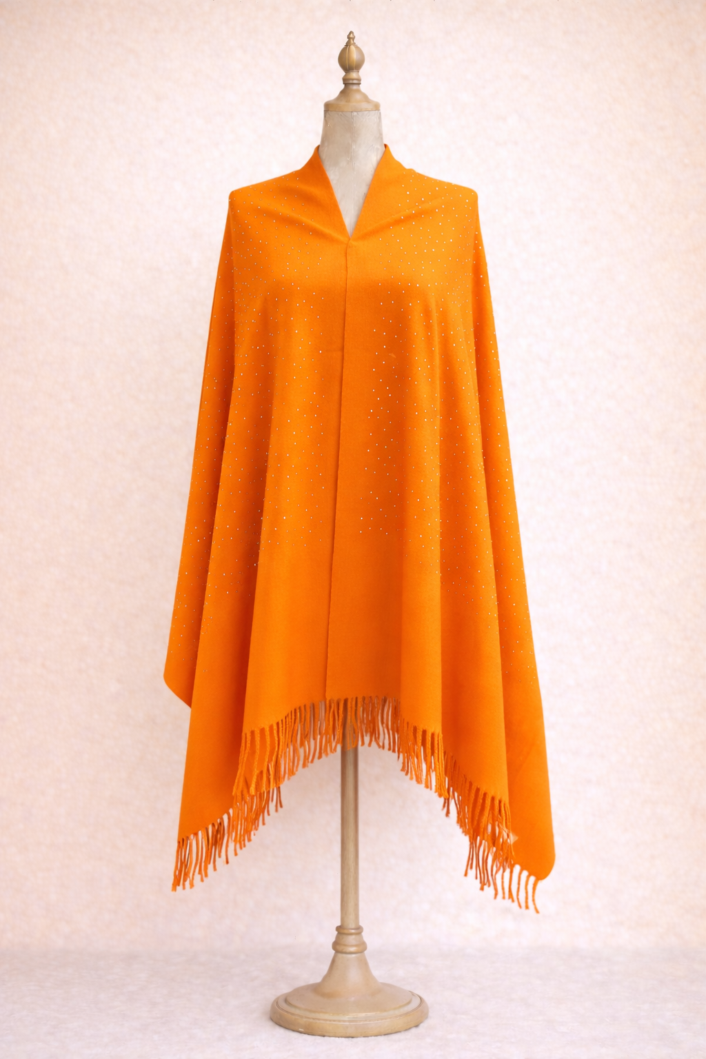 TAŞLI KIŞLIK SUFF ŞAL - ORANGE