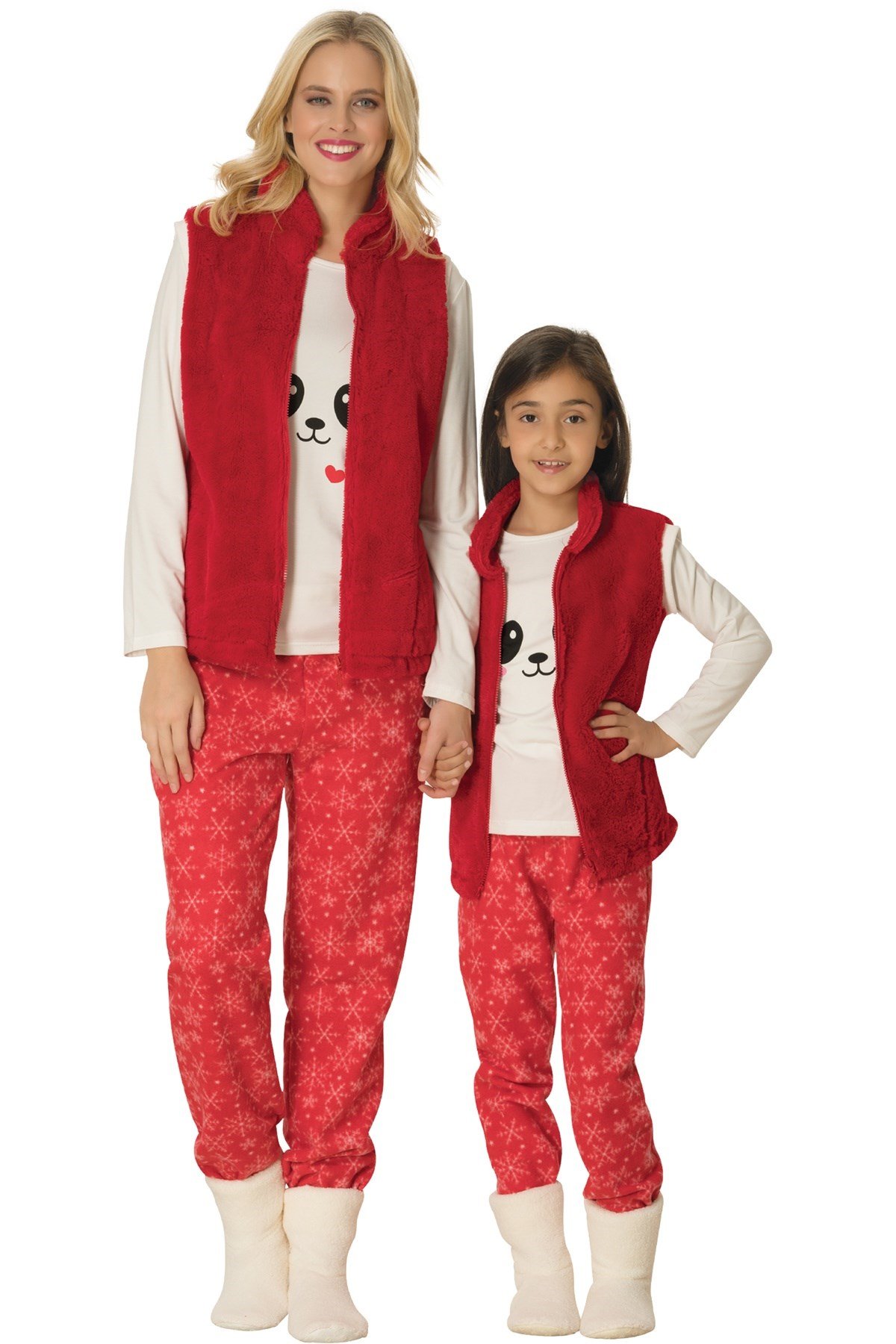 By Mecit 3027 Polar Yelekli Çocuk Eşofman Takım