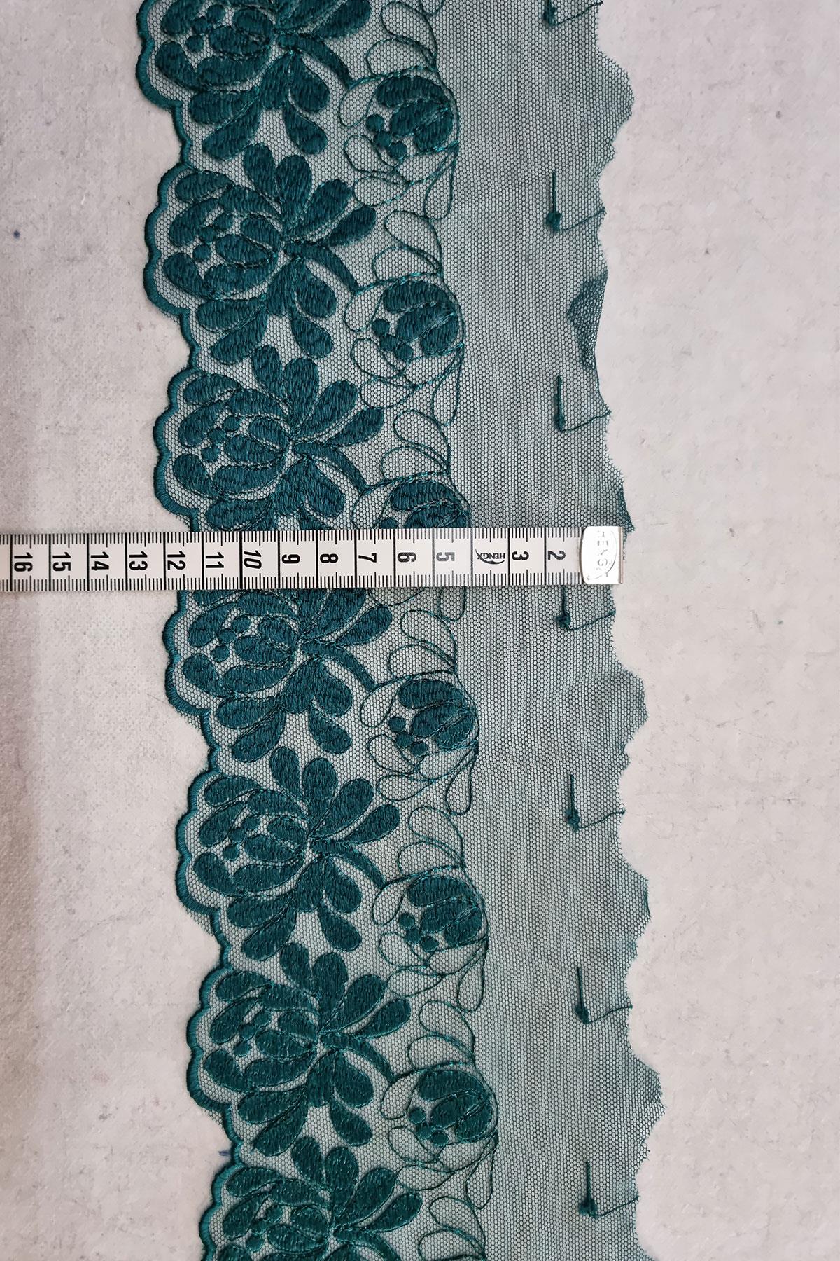 Güpür Dantel 10cm. Yeşil(10009)
