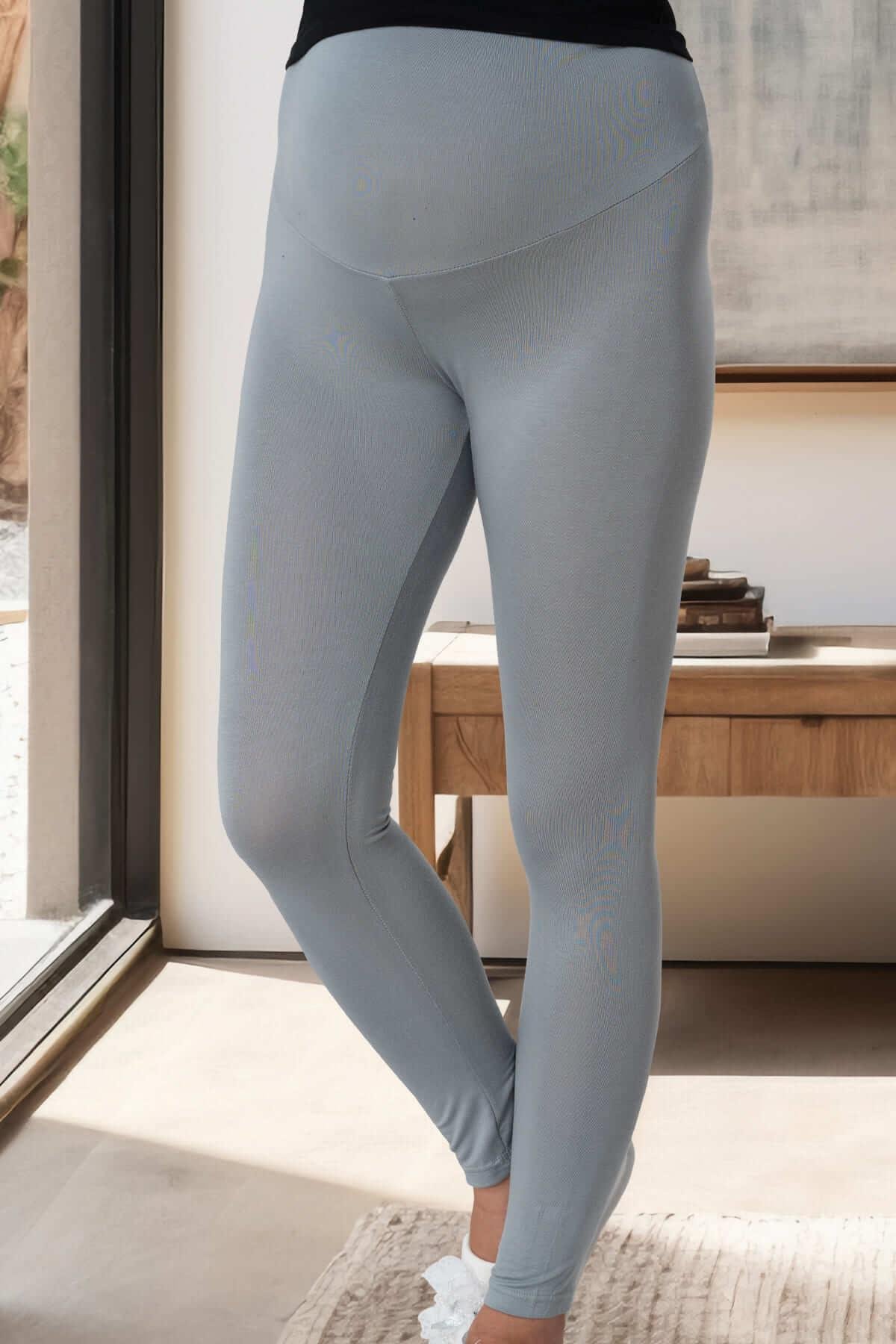 Mecit 1757 Gri Hamile Tayt