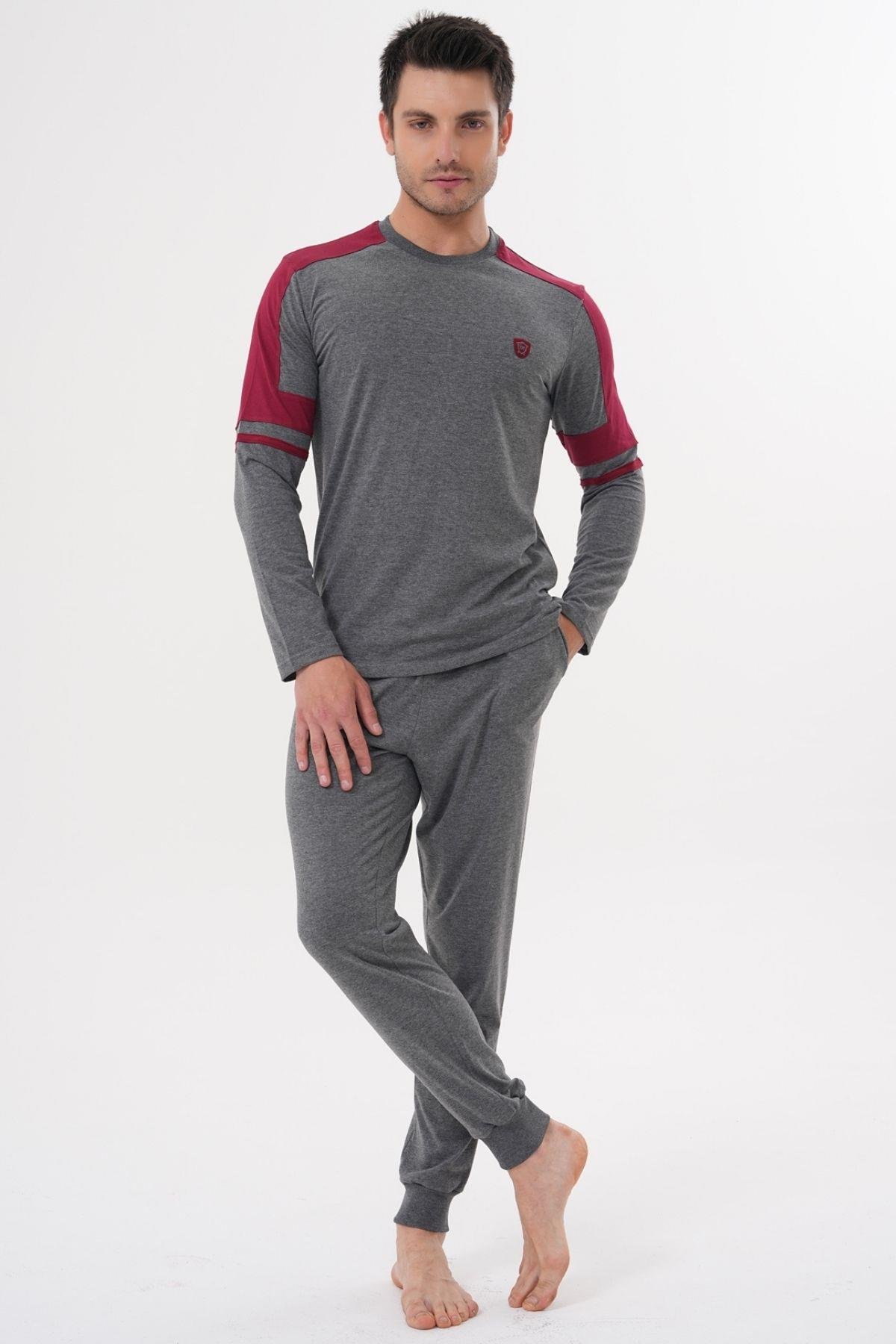 Mecit PijamaMecit 2990 Füme Erkek Pijama Takımı