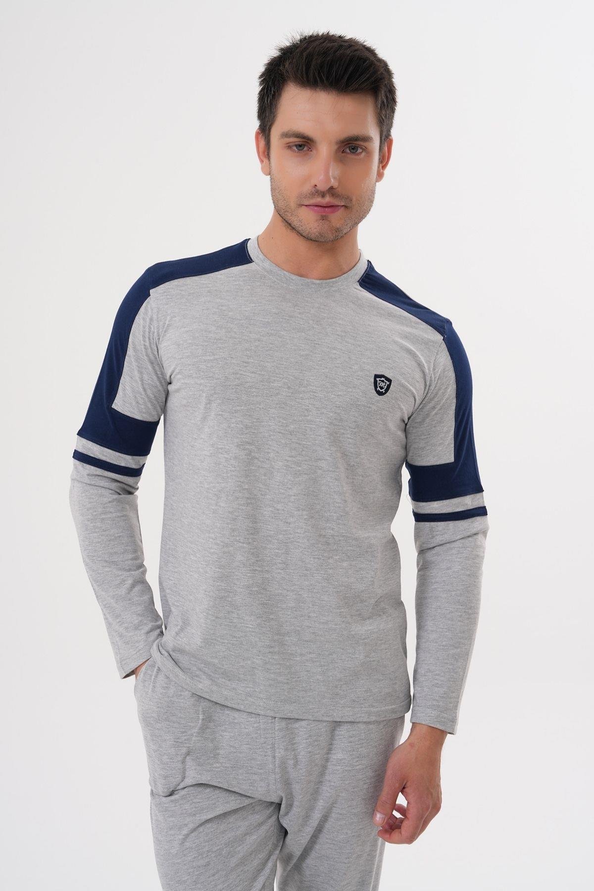 Mecit PijamaMecit 2990 Gri Erkek Pijama Takımı