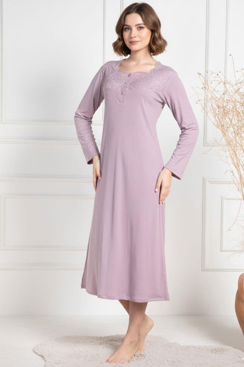 MECİT PİJAMAMecit 6157 Gül Kurusu Kadın Sabahlık Pijama Gecelik Set