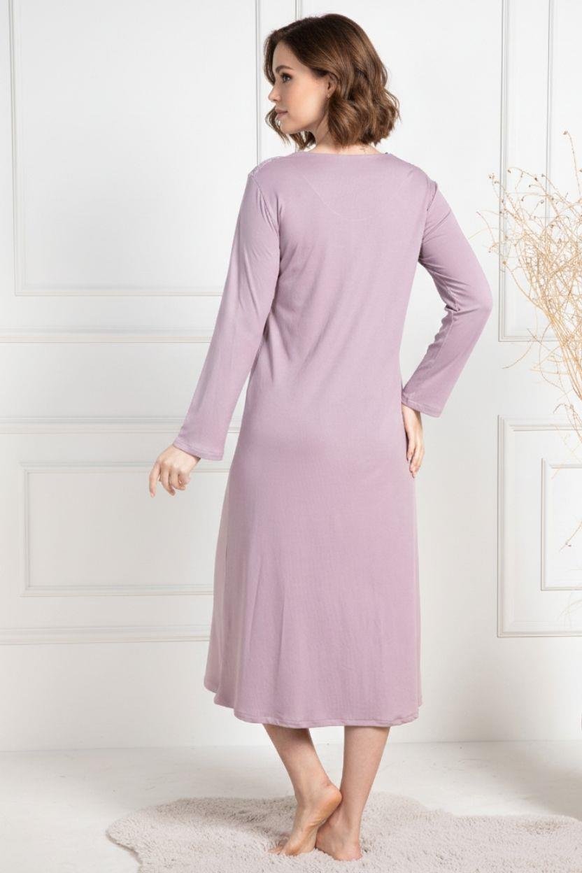 MECİT PİJAMAMecit 6157 Gül Kurusu Kadın Sabahlık Pijama Gecelik Set