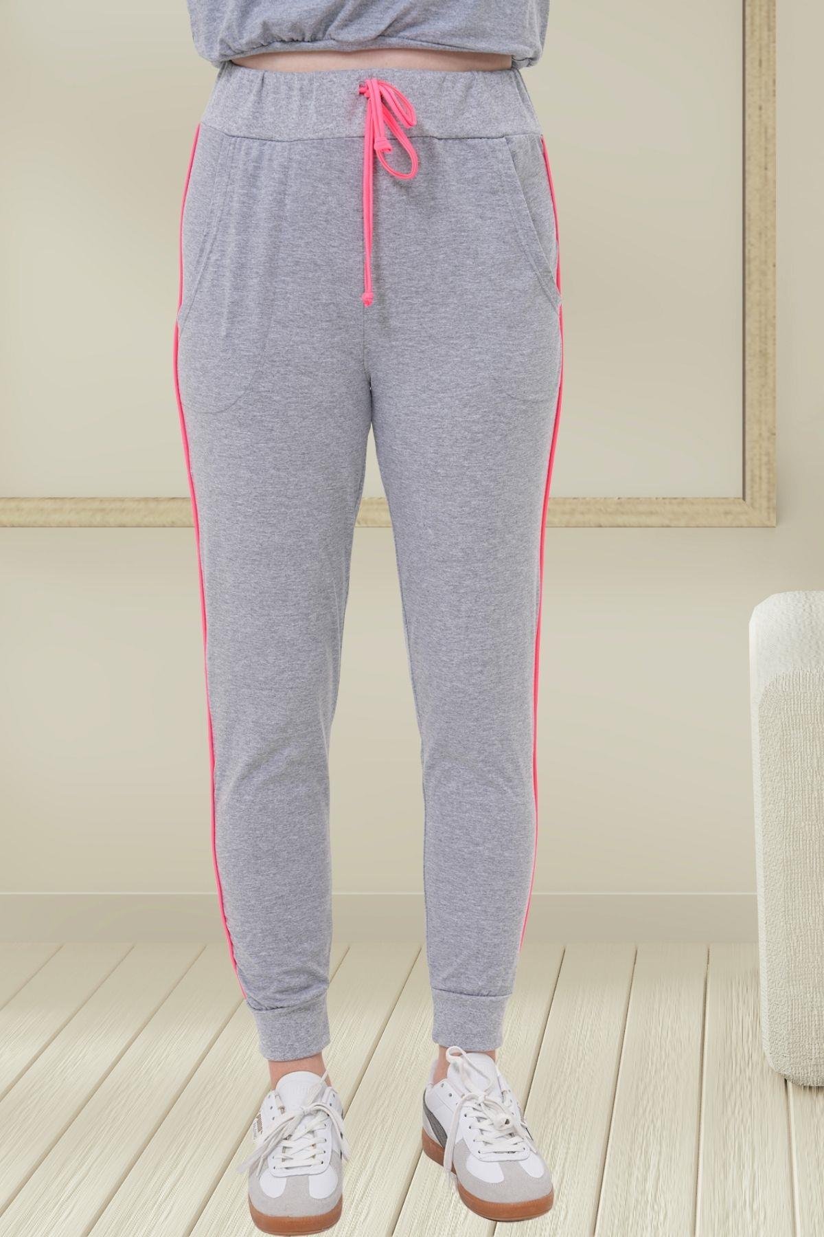 Mecit PijamaMecit 6200 Gri Spor Kadın Pijama Takımı